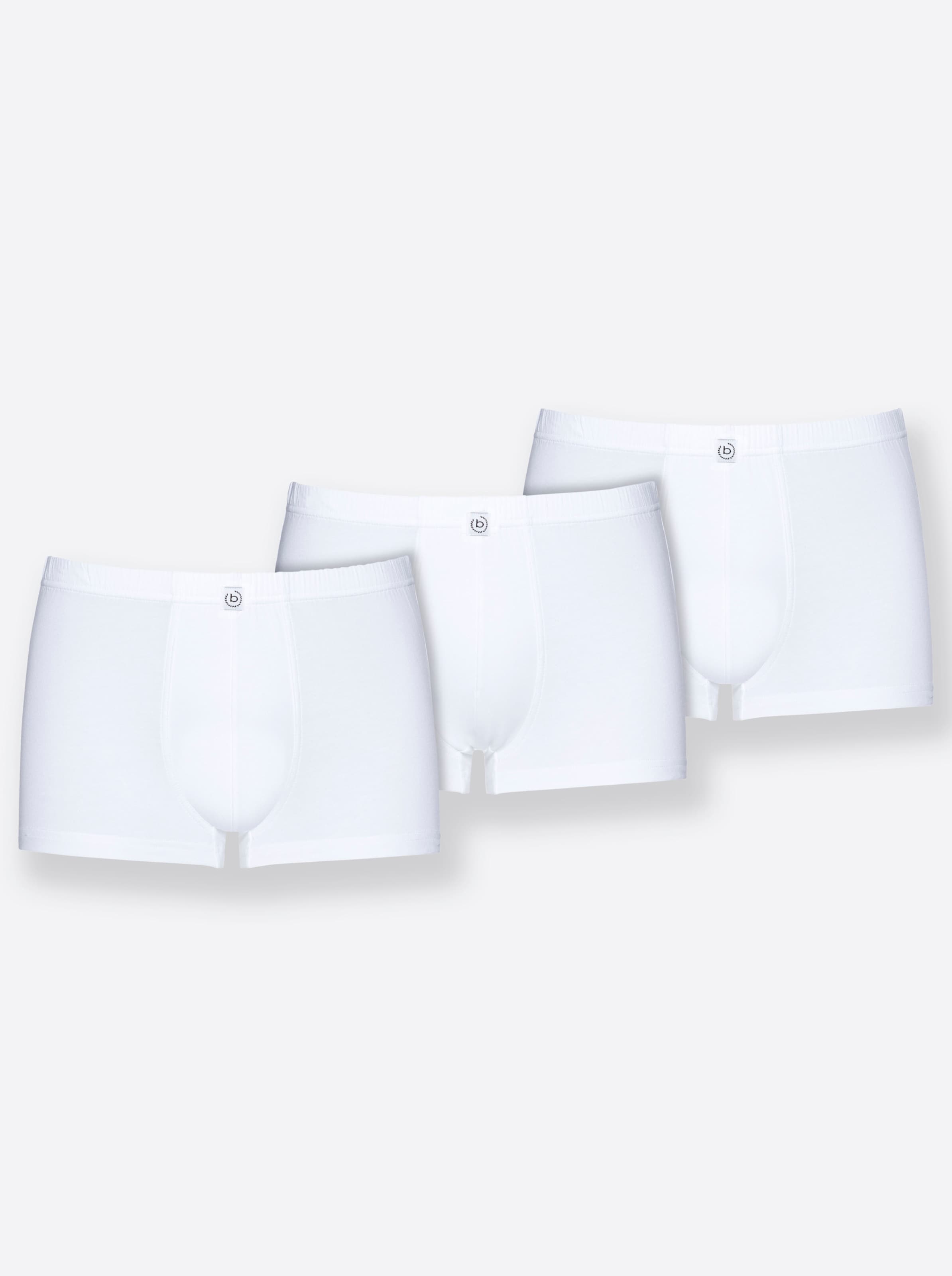 Witt Herren Pants, 3 Stück weiß