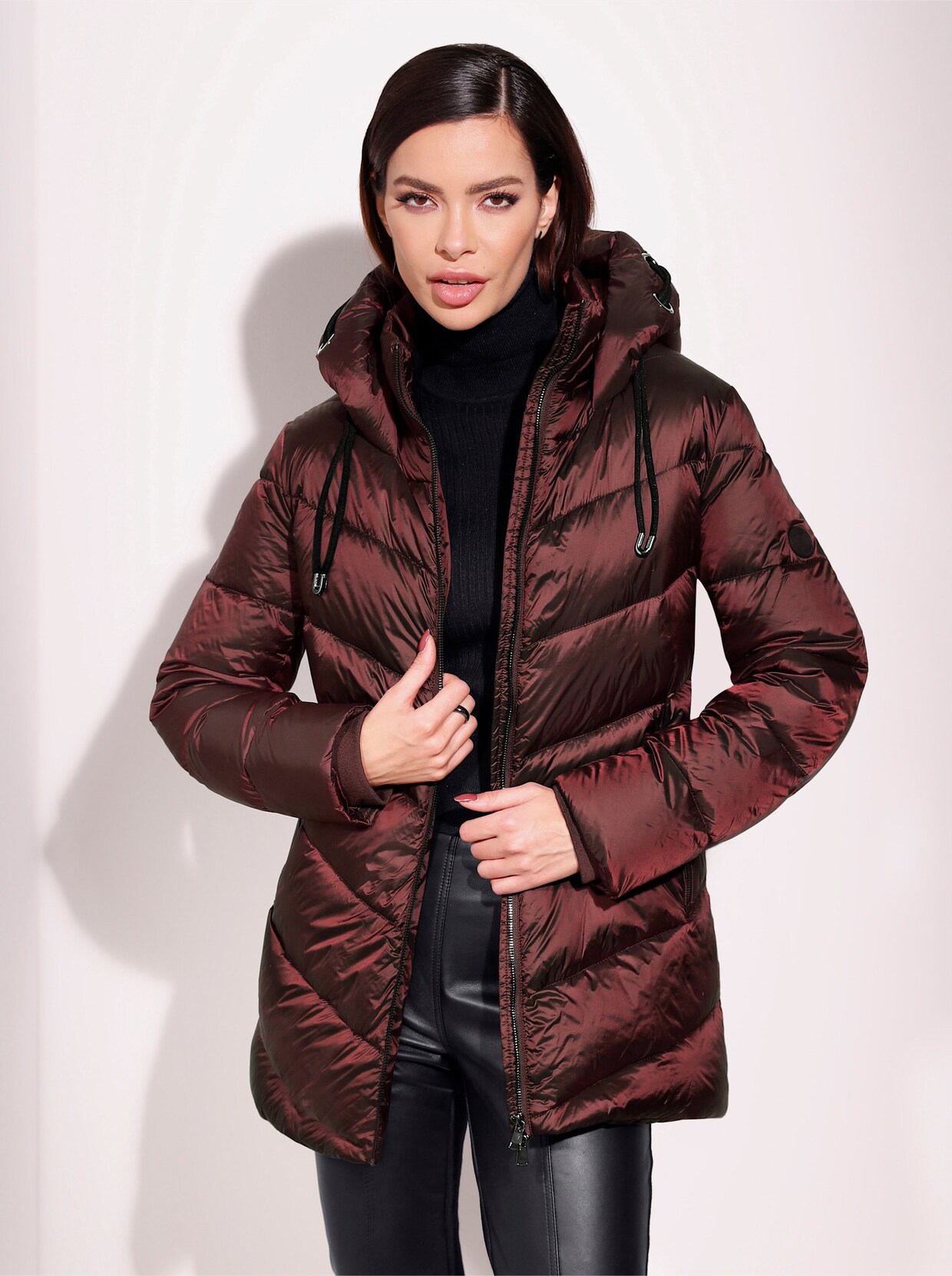 Manisa Daunenjacke - rotbraun