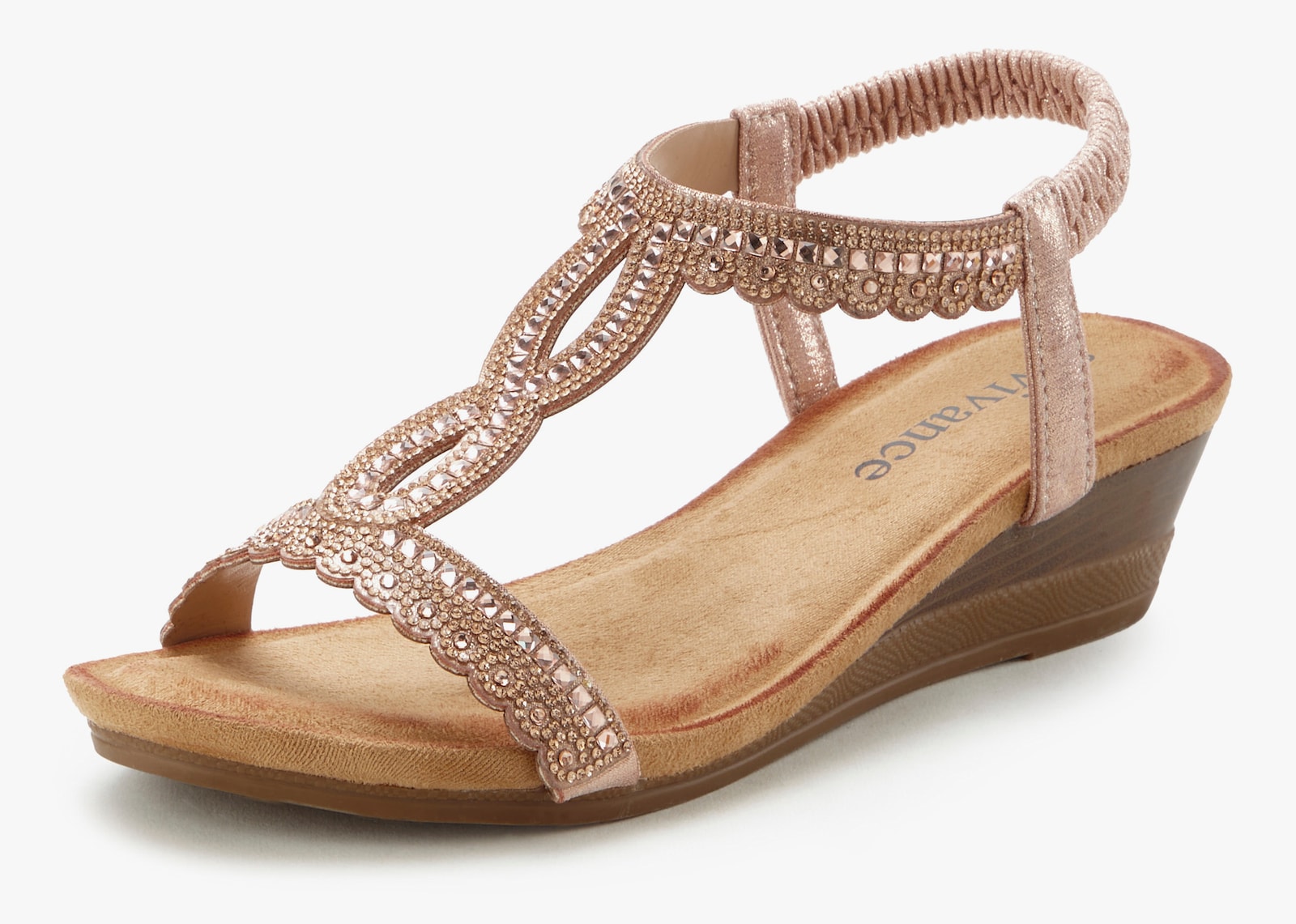 Vivance Sandales - couleur or rose