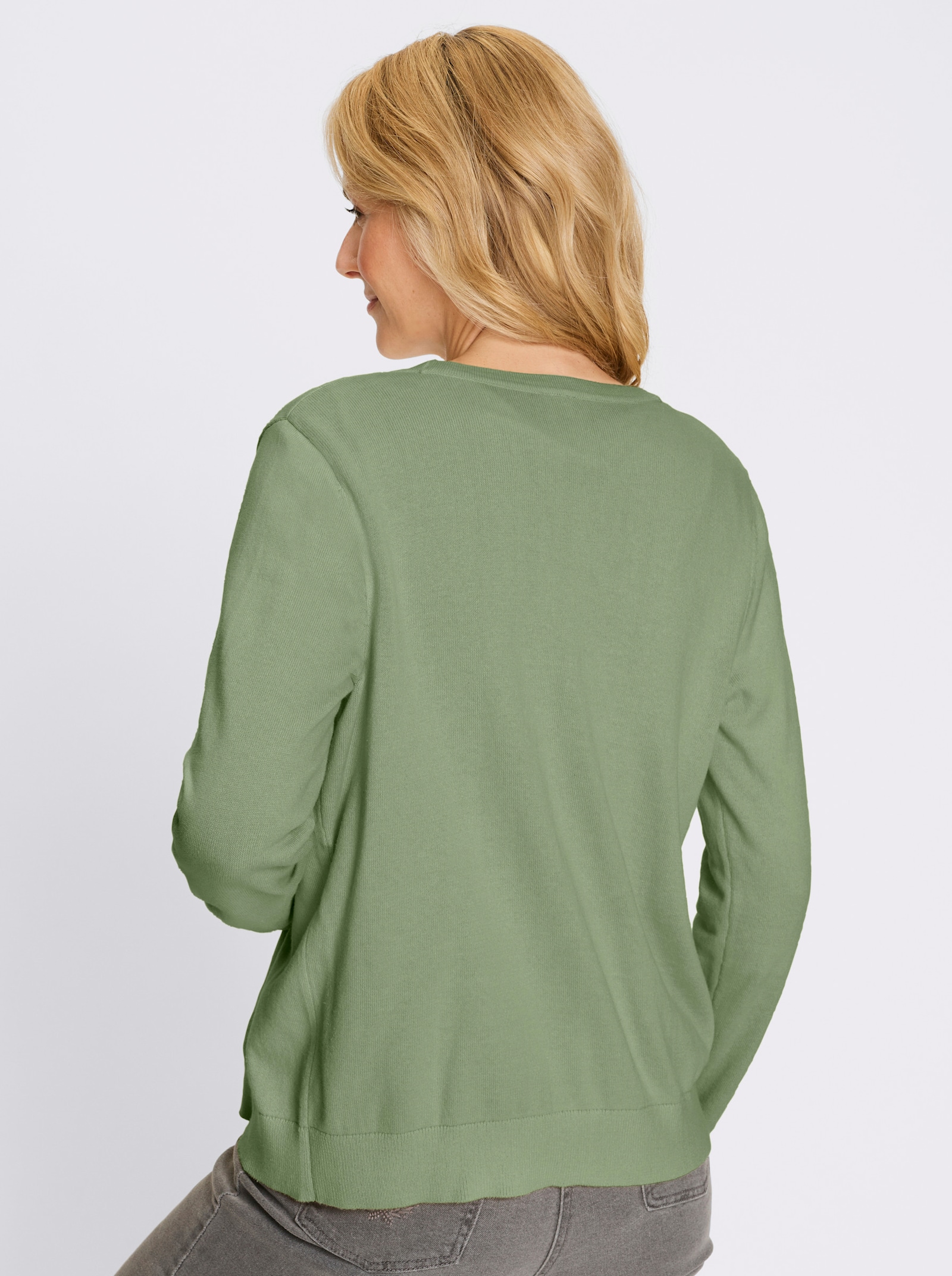 Kardigán, bavlna - Eukalyptus