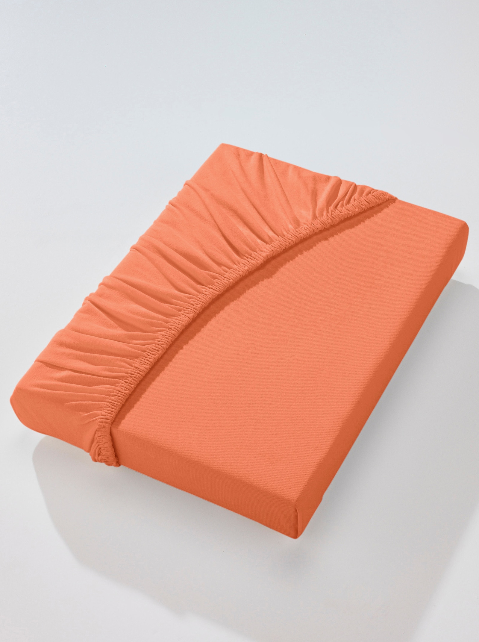 Biberna Spannbetttuch - terrakotta