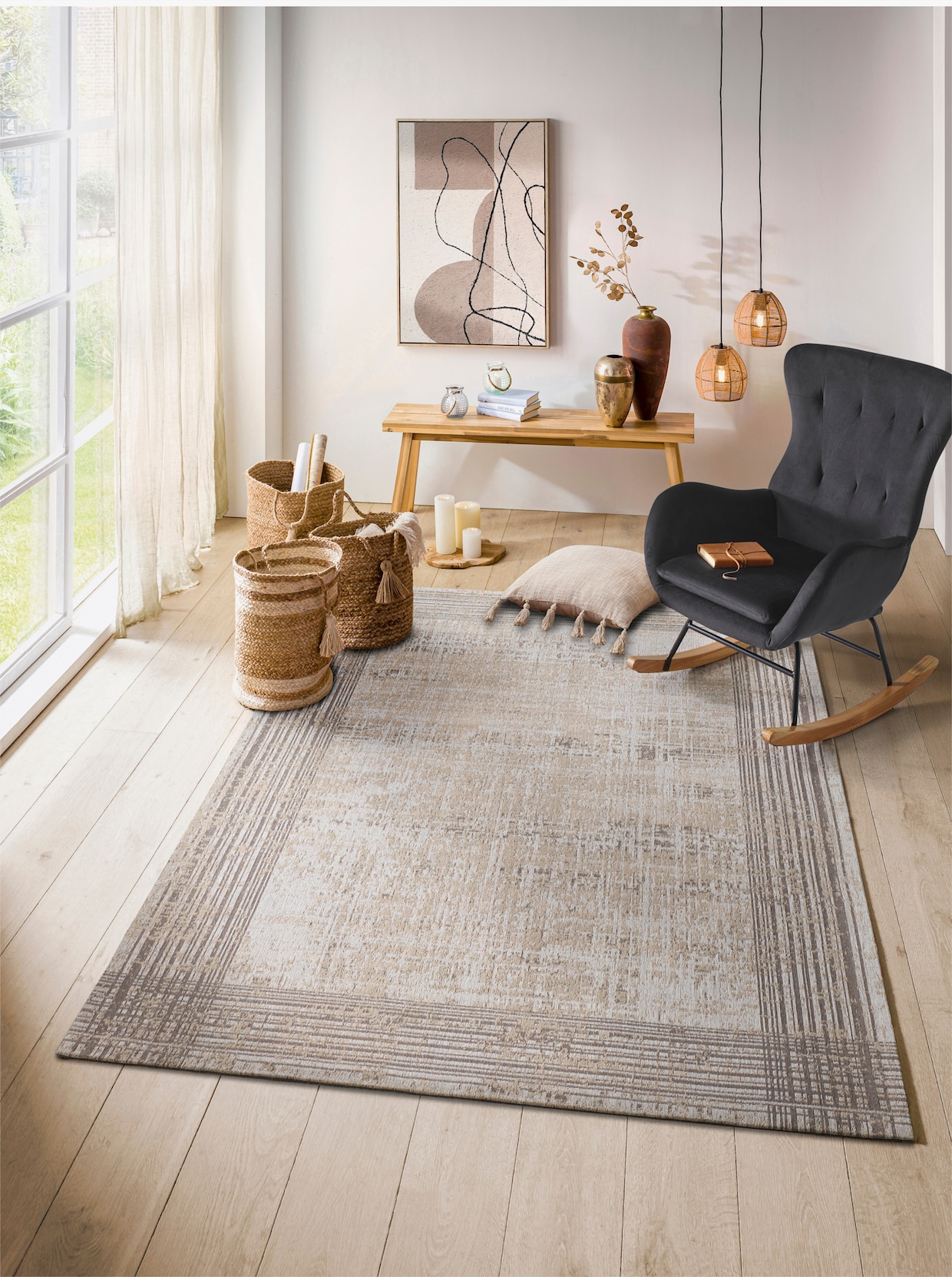 heine home Teppich - grau