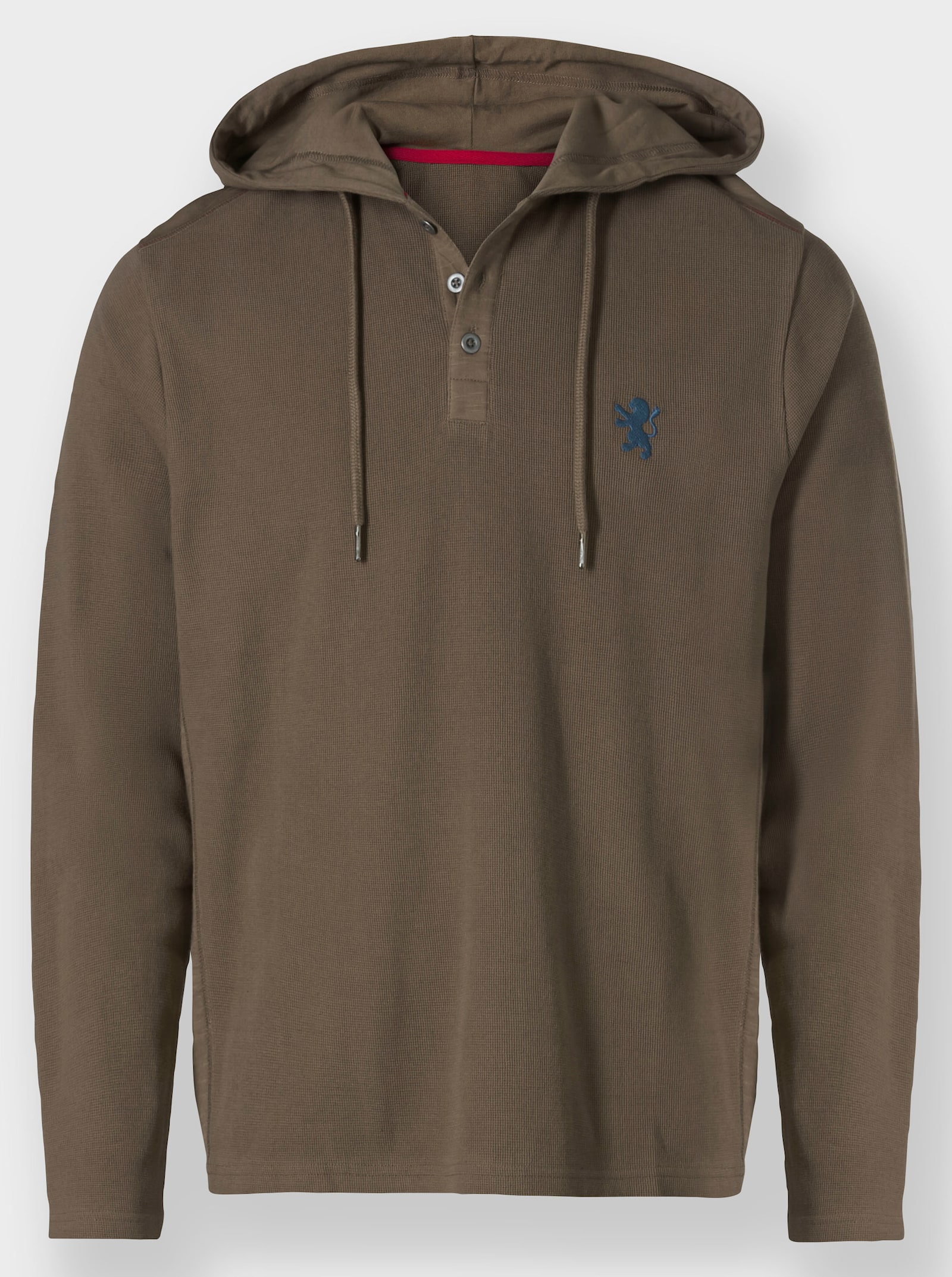 Marco Donati Langarm-Shirt - khaki