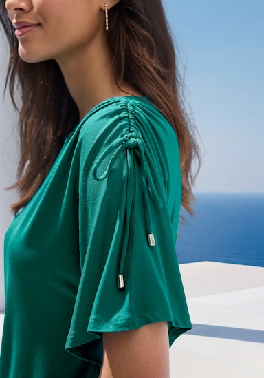 LASCANA Rundhalsshirt - smaragd