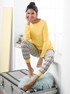 Pyjama - geel gedessineerd