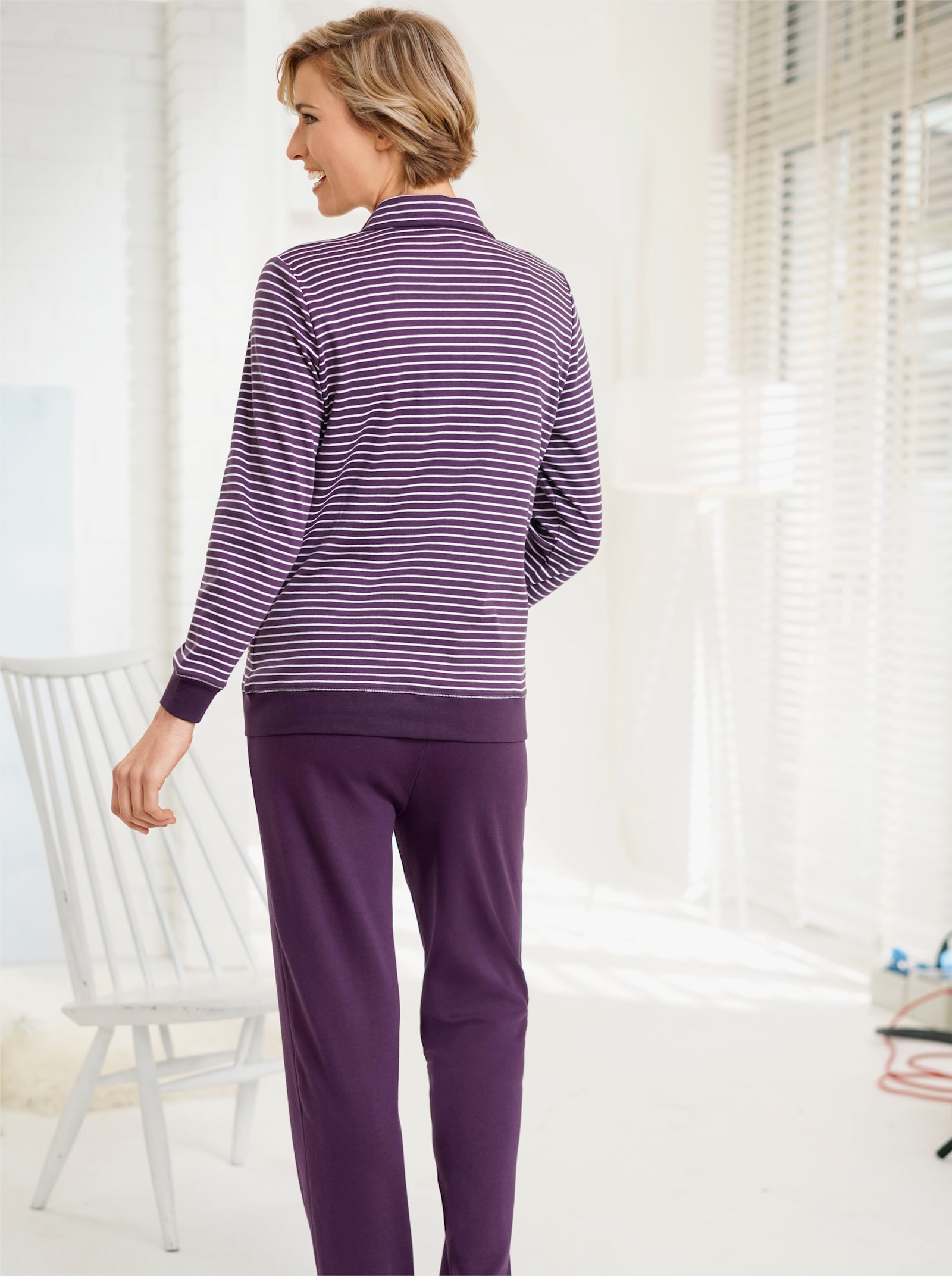 Huispak - prune gestreept