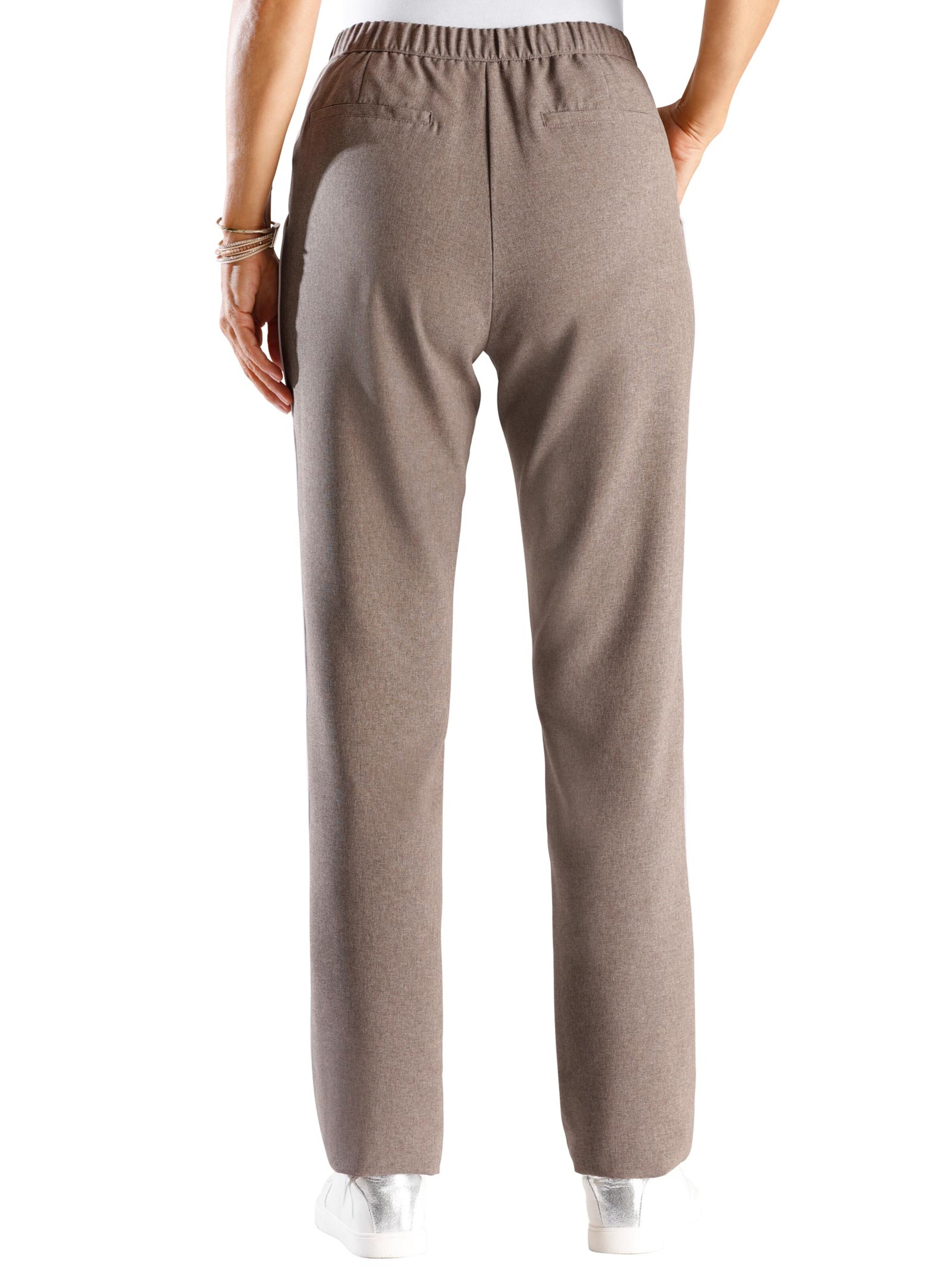 Hose - beige-meliert