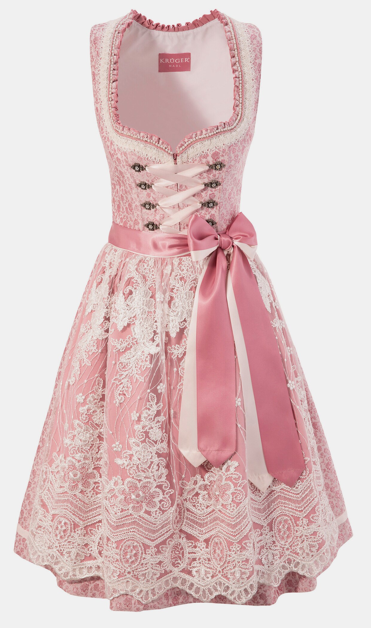 Krüger Madl Dirndl - rosa