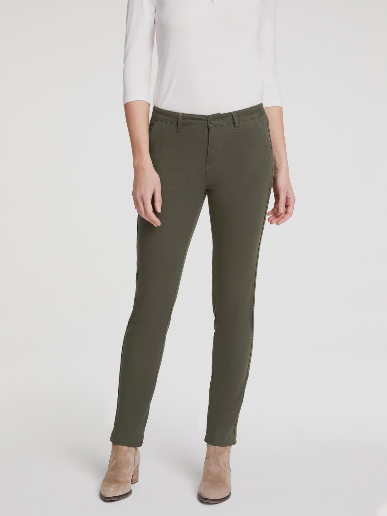 Linea Tesini broek - donkerolijf