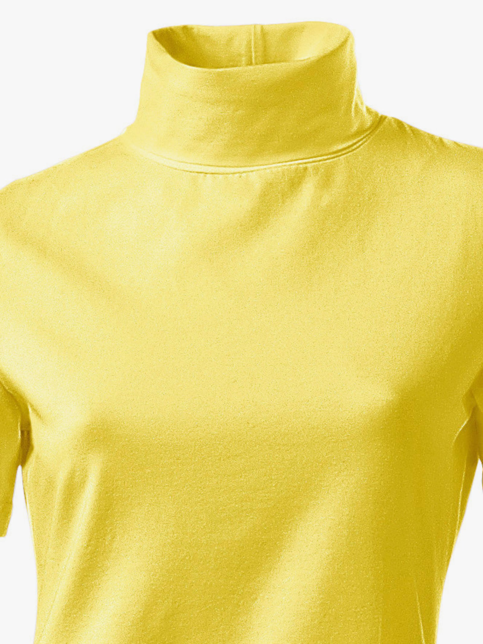 heine Rollkragenshirt in figurbetonter Form - gelb