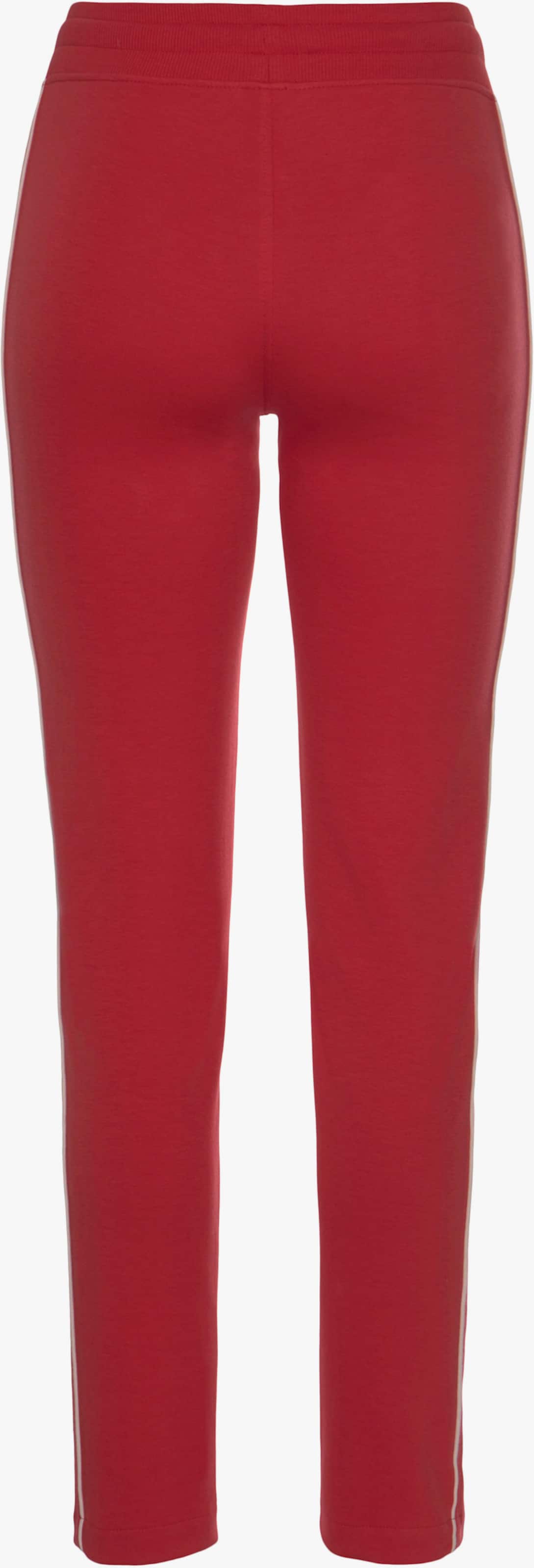 H.I.S Pantalon molletonné - rouge
