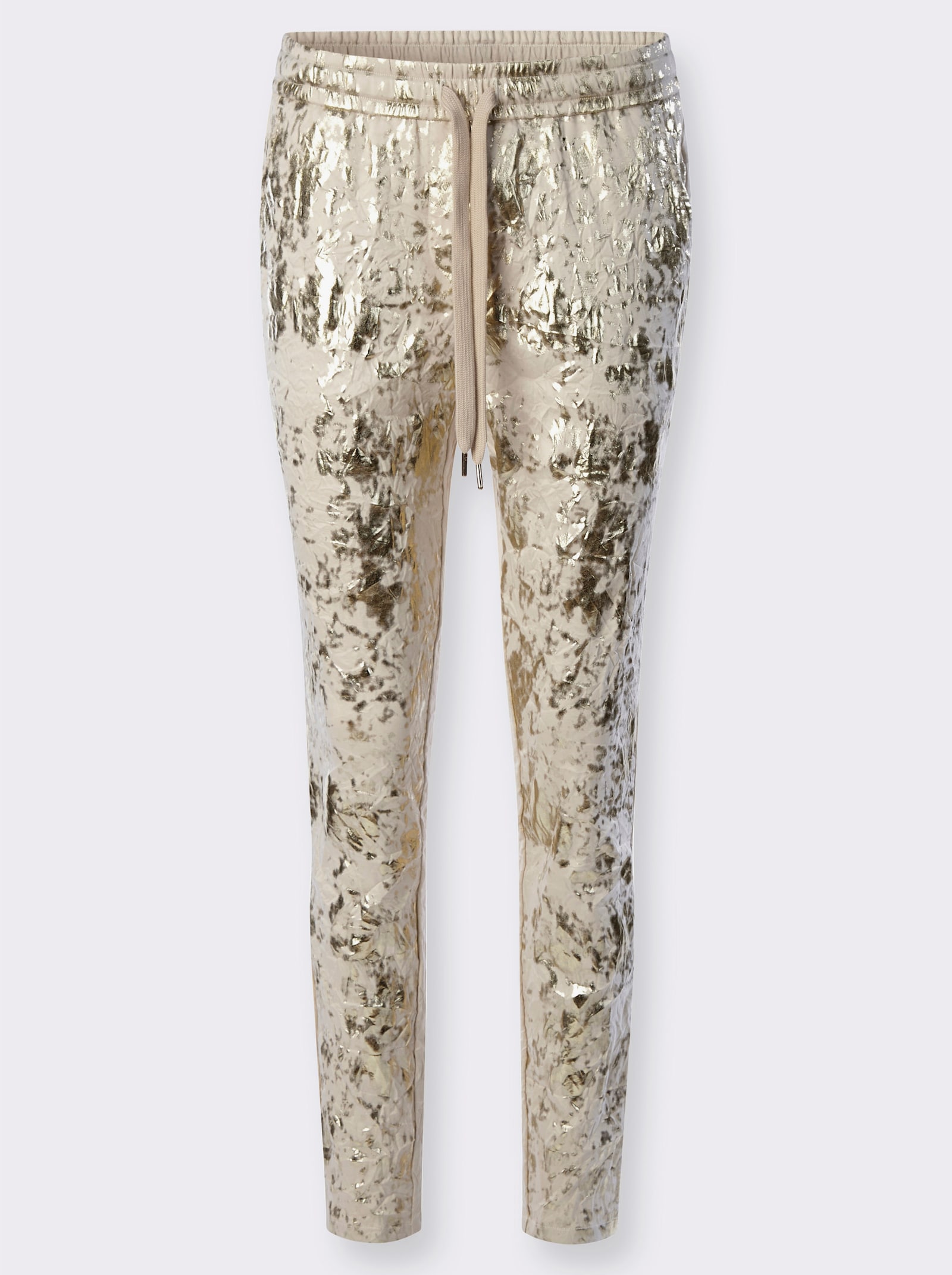 heine Pantalon effet froissé - sable