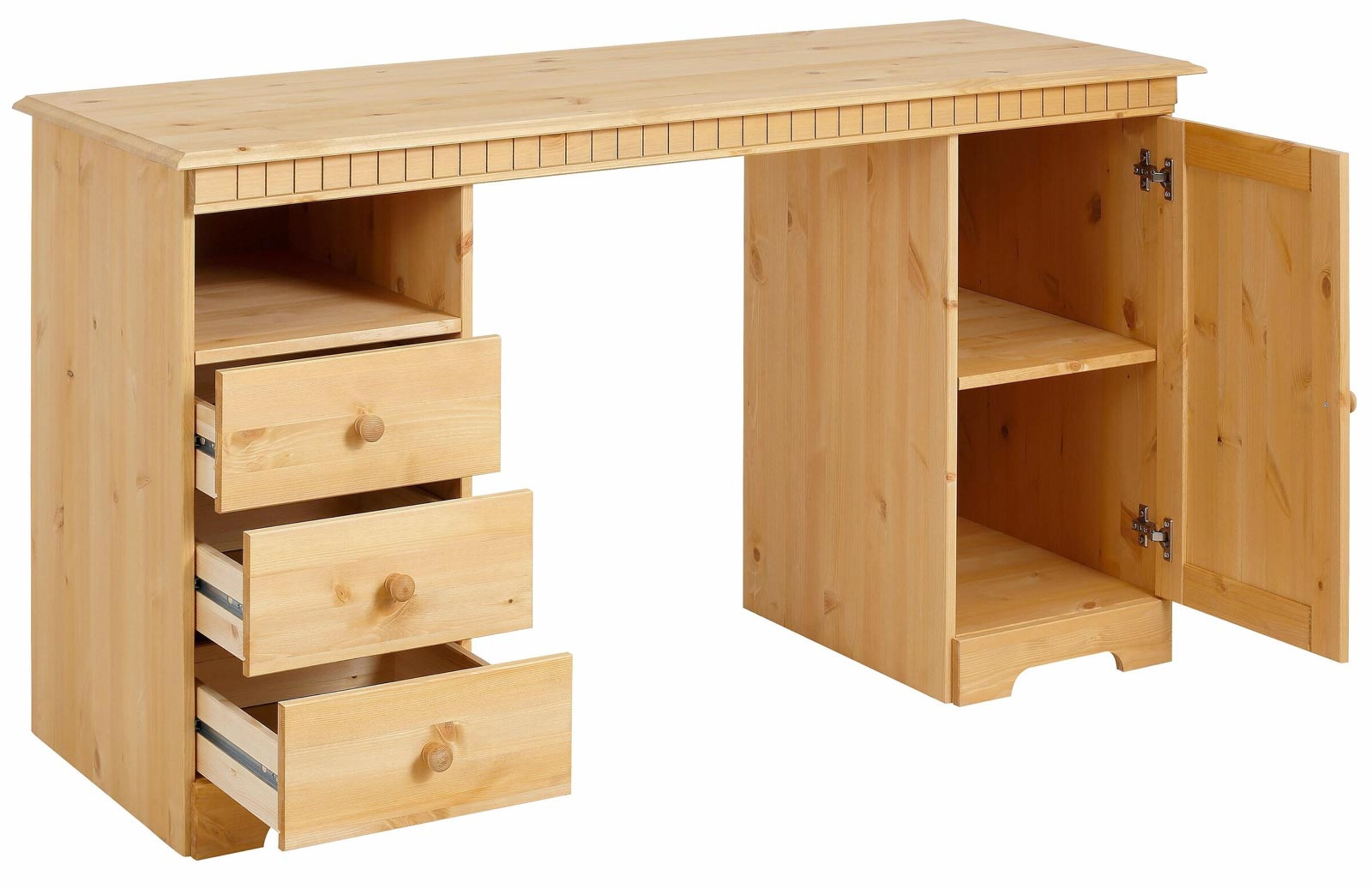 Möbel Sekretäre & Schreibtische Home affaire Schreibtisch in natur gebeizt/gewachst Möbel Sekretäre & Schreibtische Home affaire Schreibtisch in natur gebeizt/gewachst