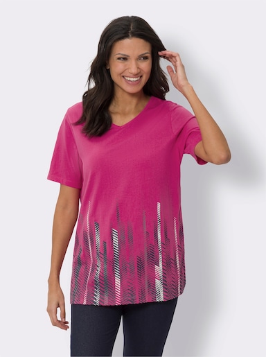 Lang shirt - fuchsia