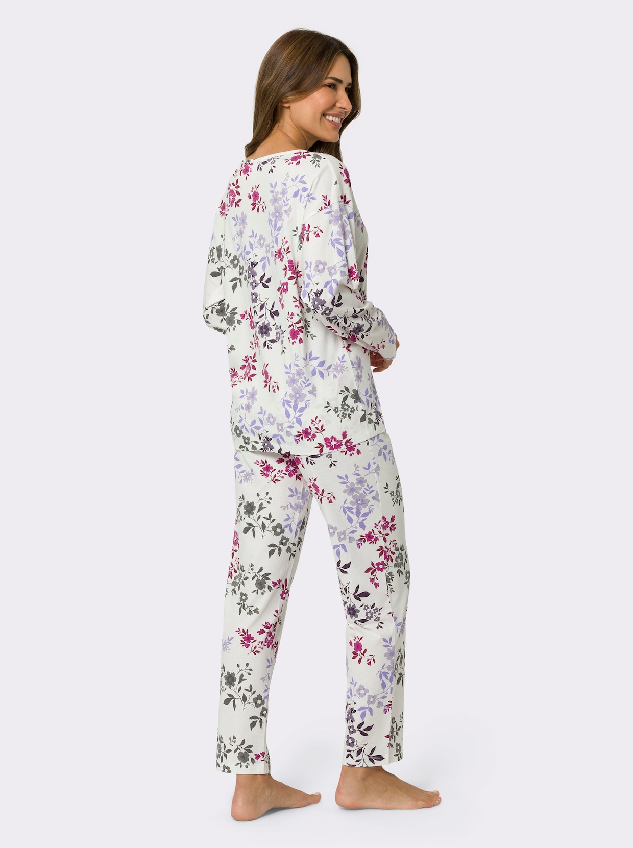 Pyjama - ecru geprint