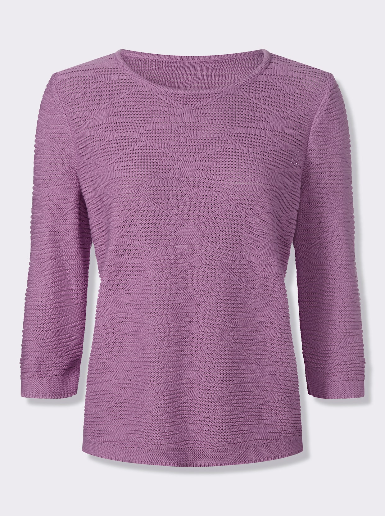 Baumwollpullover - orchidee