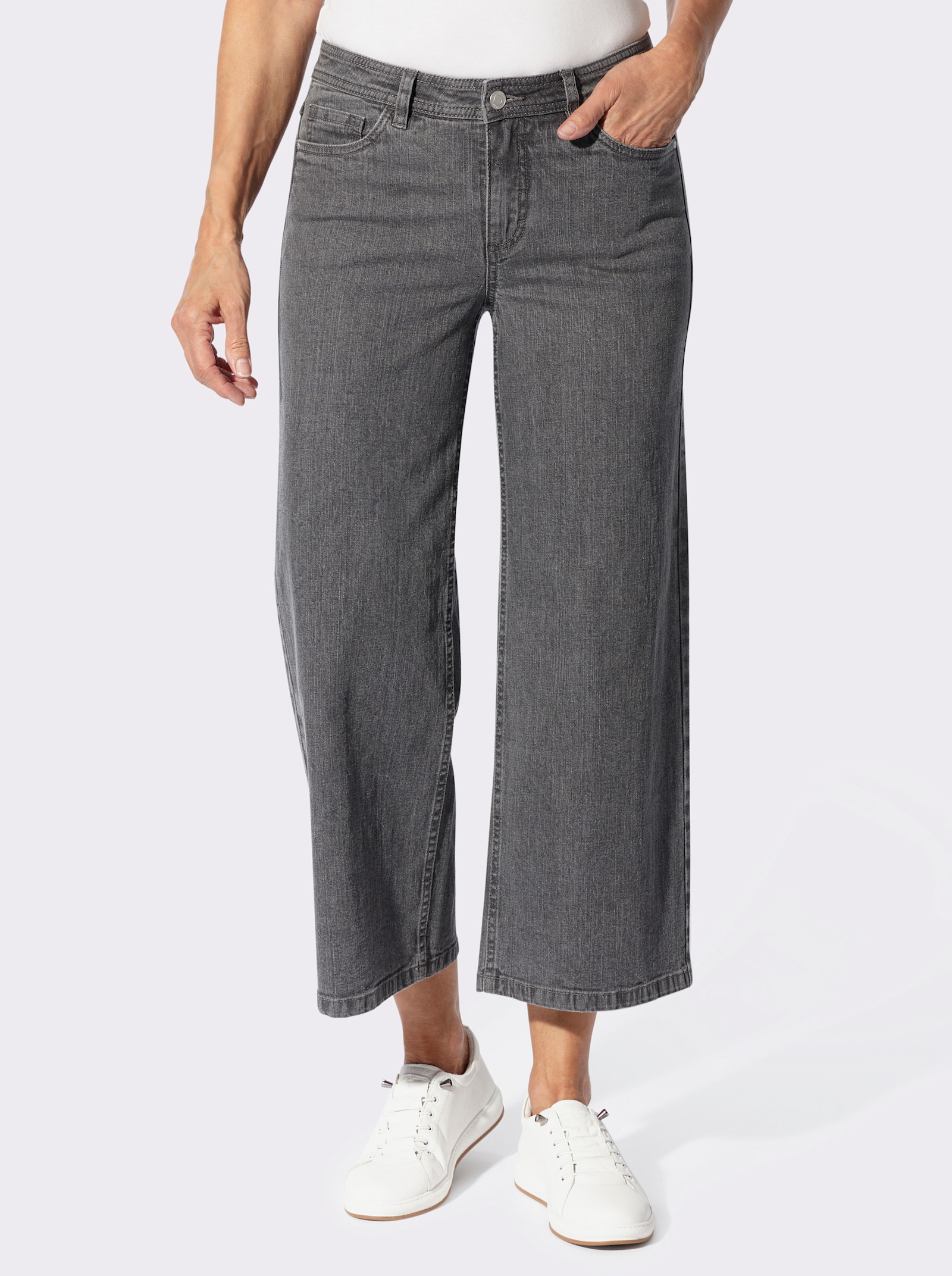 Culotte - grey denim