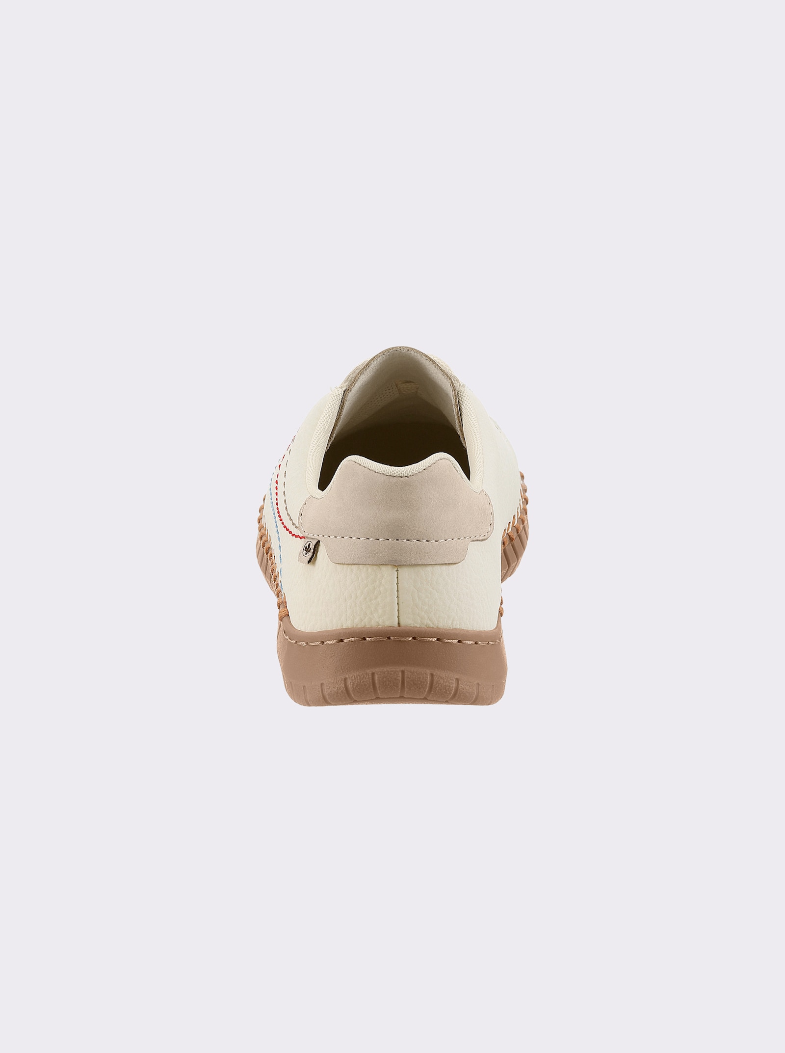 Rieker Sneaker mit Zierperlen - ecru
