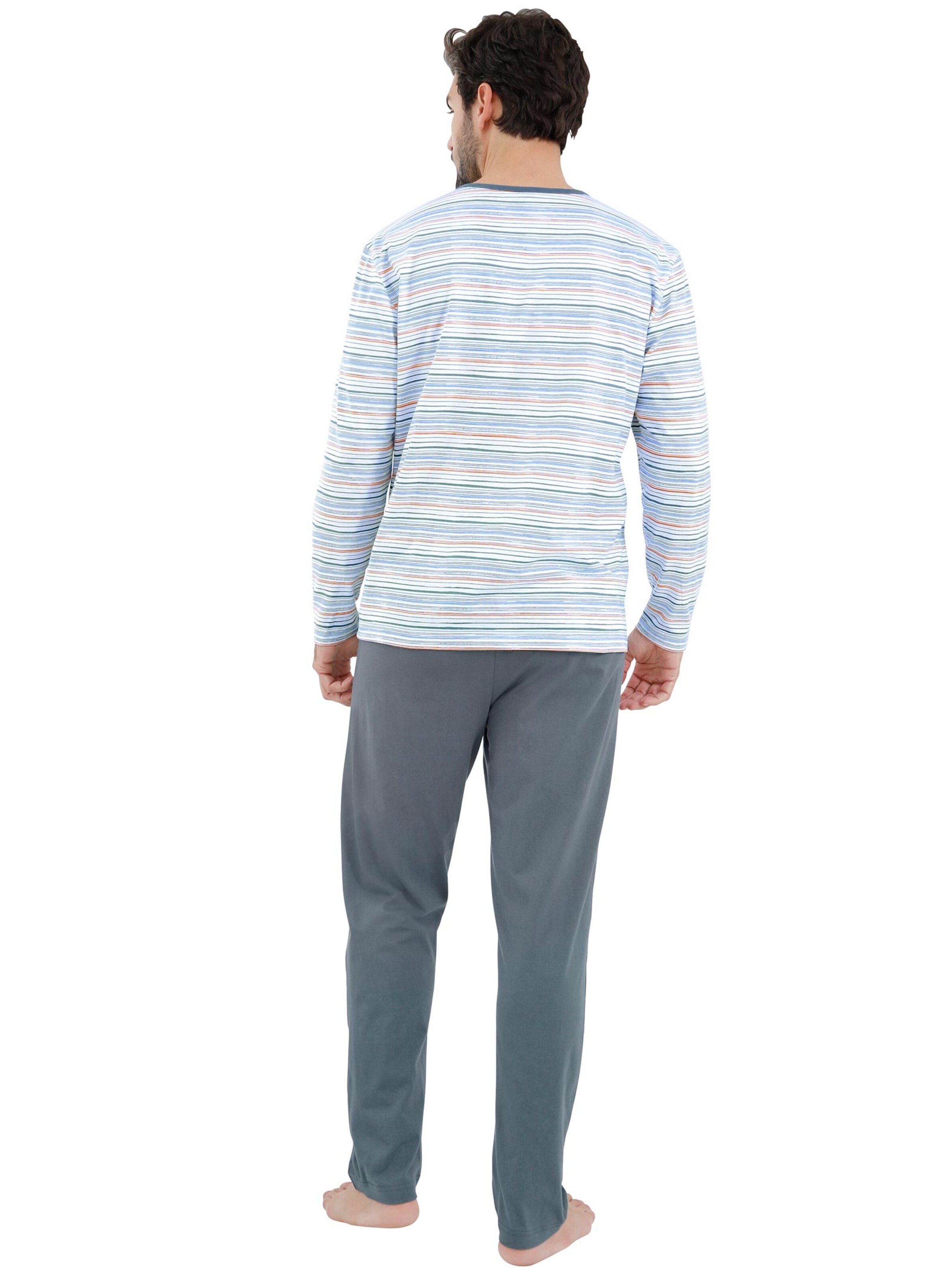 wäschepur Schlafanzüge - anthrazit + marine