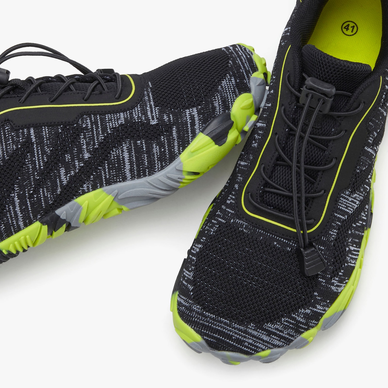 John Devin Sneaker - schwarz/gelb