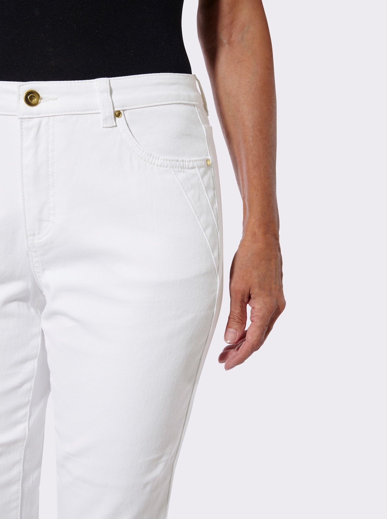 5-Pocket-Jeans - weiß