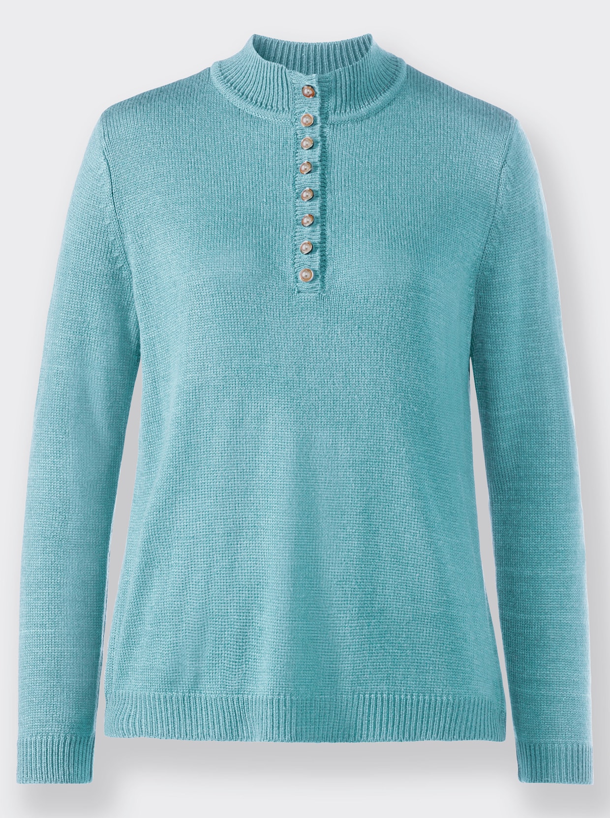 Pullover met lange mouwen - aquamarine