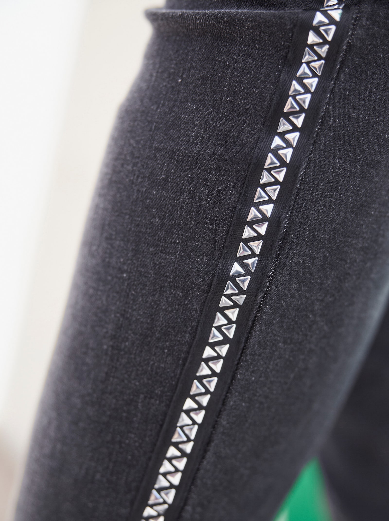 heine Jeans met galonstrepen - dark grey denim