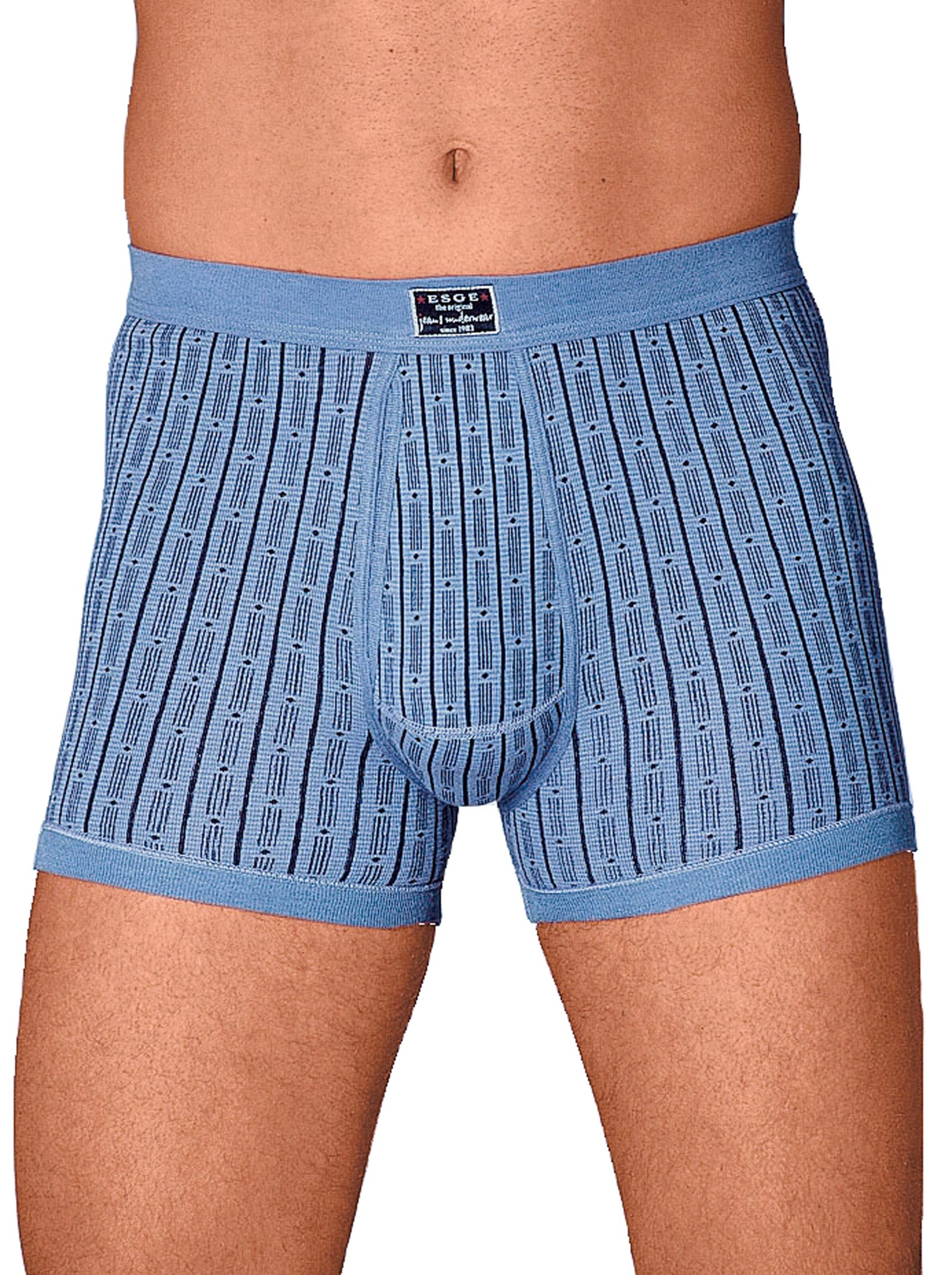 Schlüpfer - hellblau-bedruckt