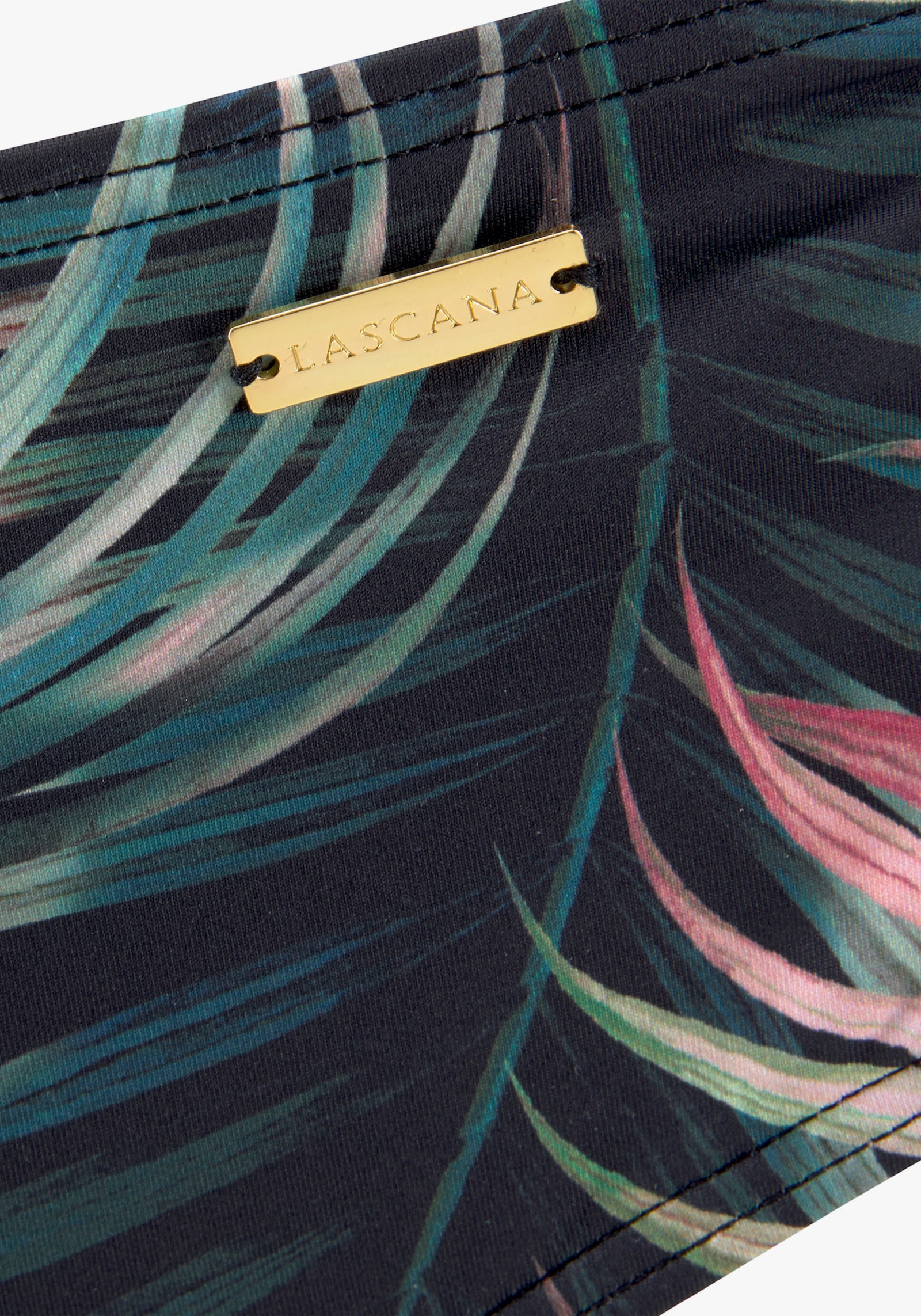 LASCANA Bikinibroekje - zwart geprint