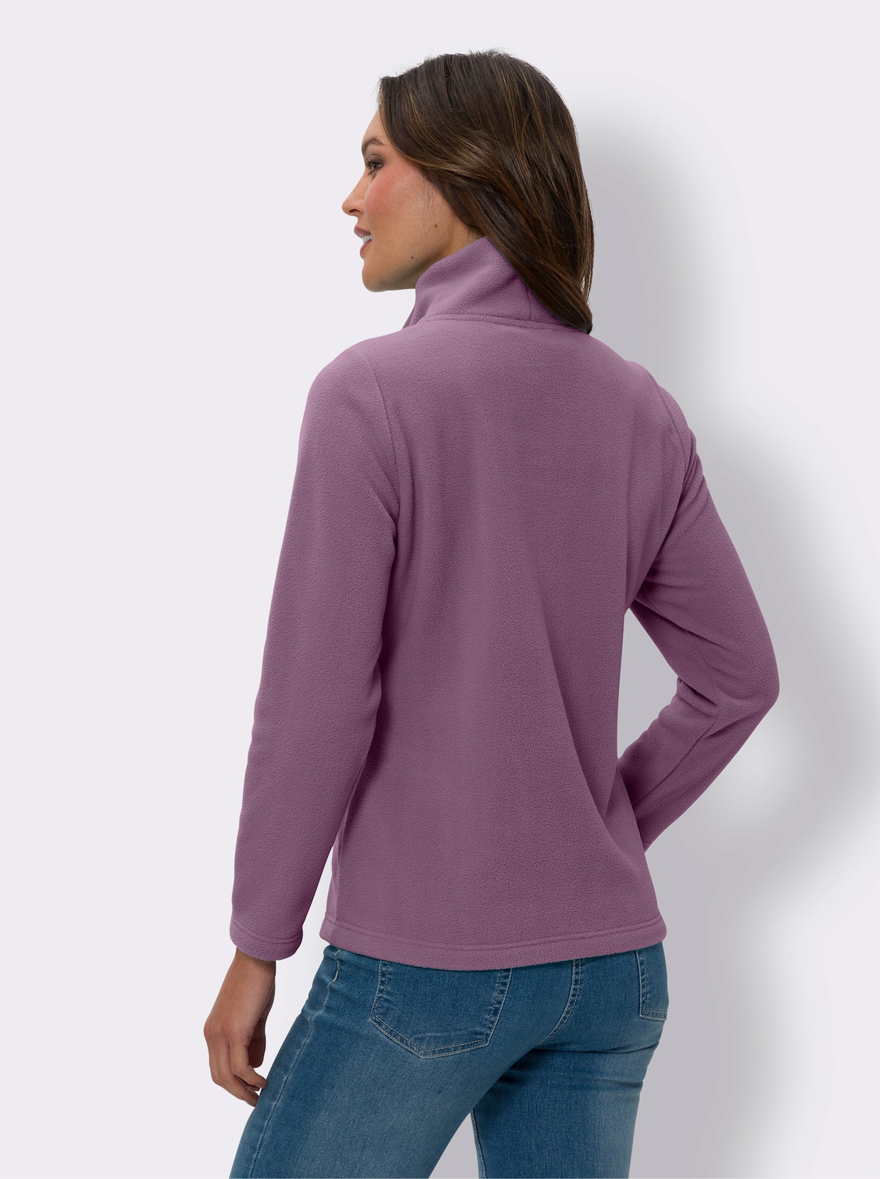 Fleecové tričko - fialová