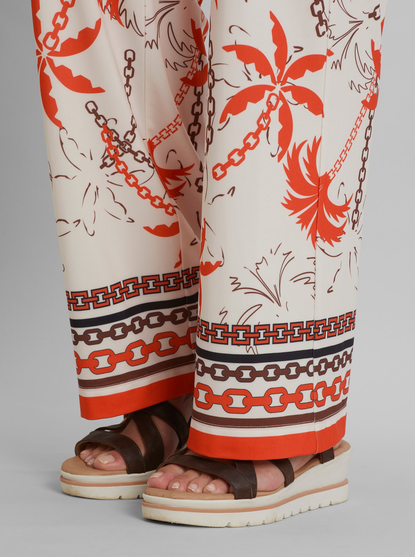 heine Schlupfhose mit Druckdessin - champagner-terra-bedruckt