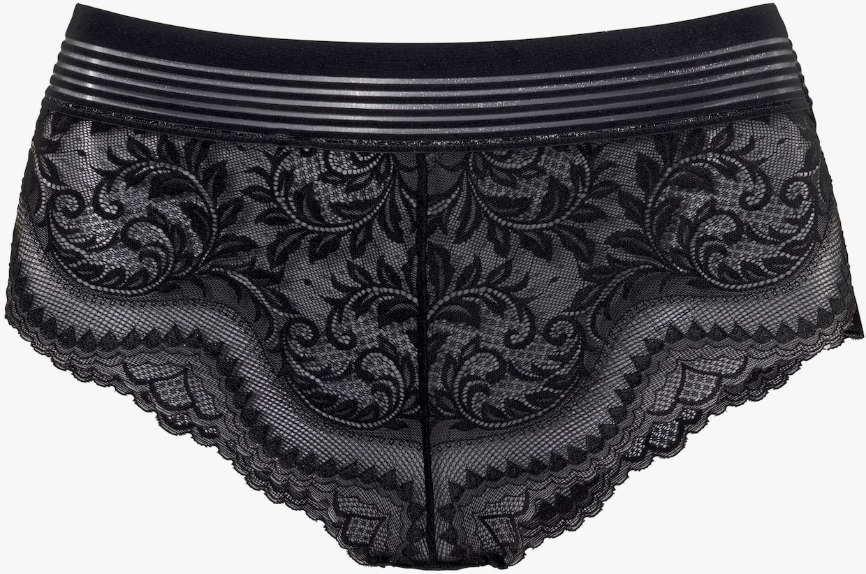 petite fleur gold slip taille haute - noir