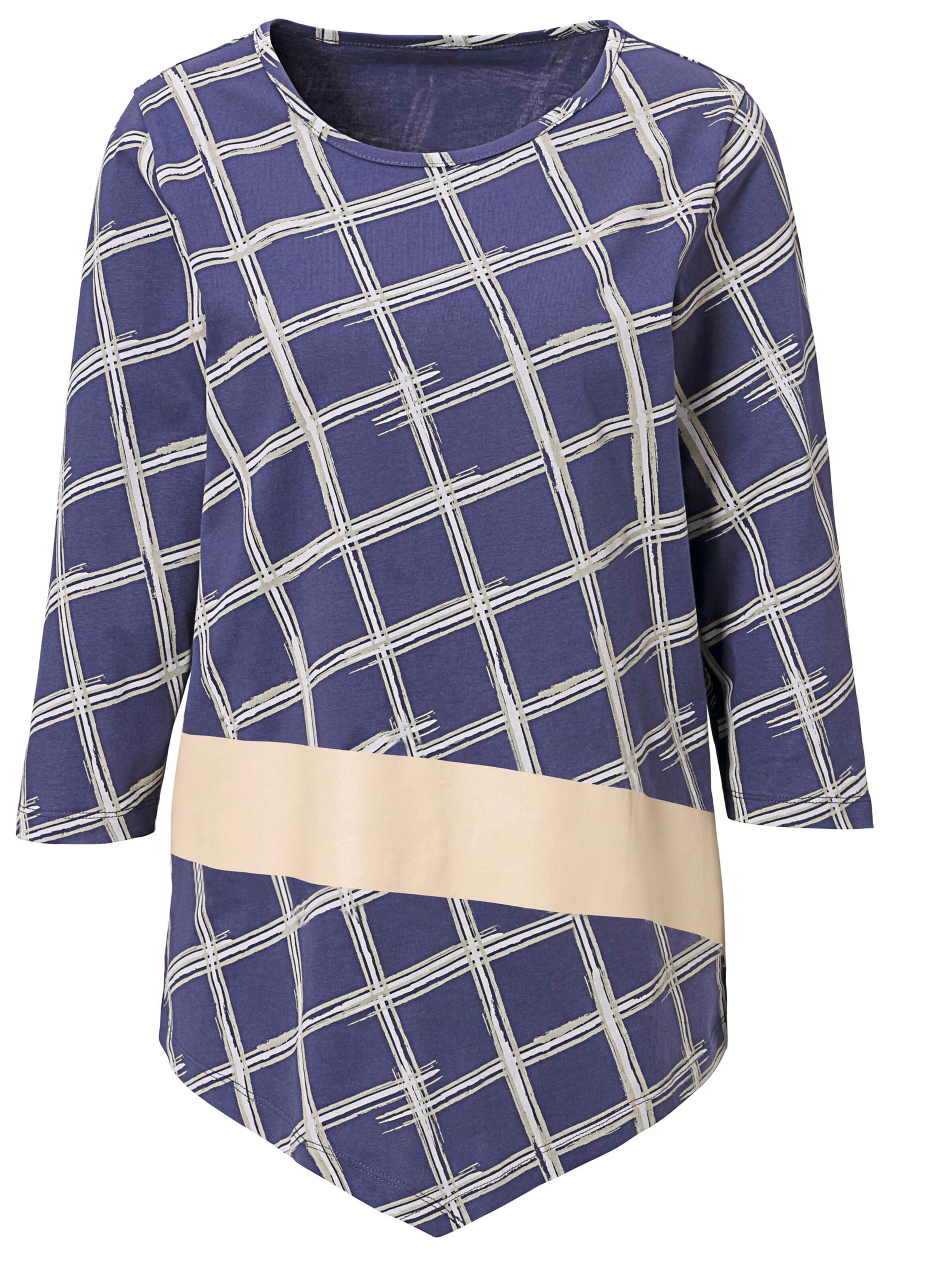 Shirt - violett-gemustert