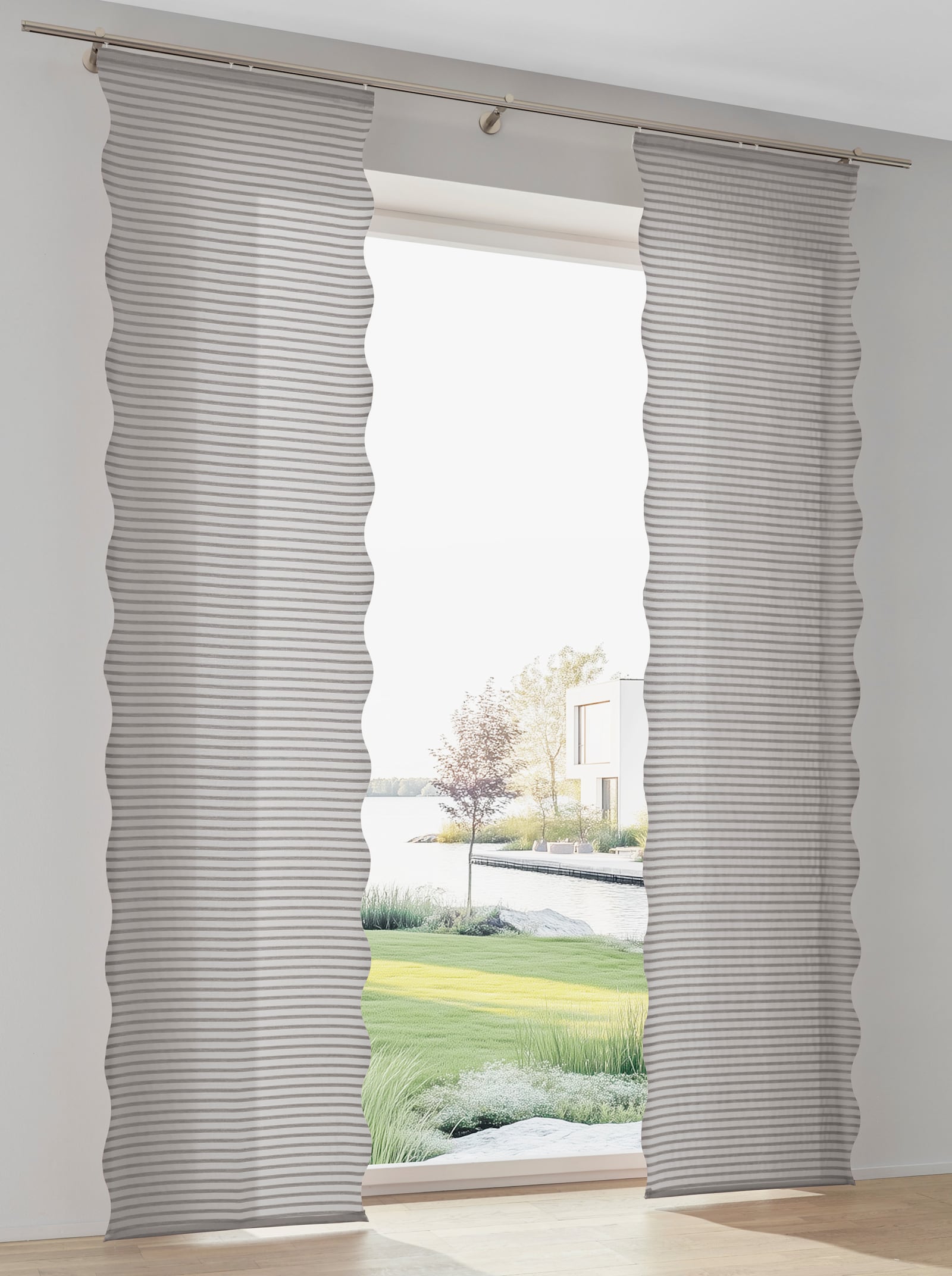 heine home Schiebevorhang - grau