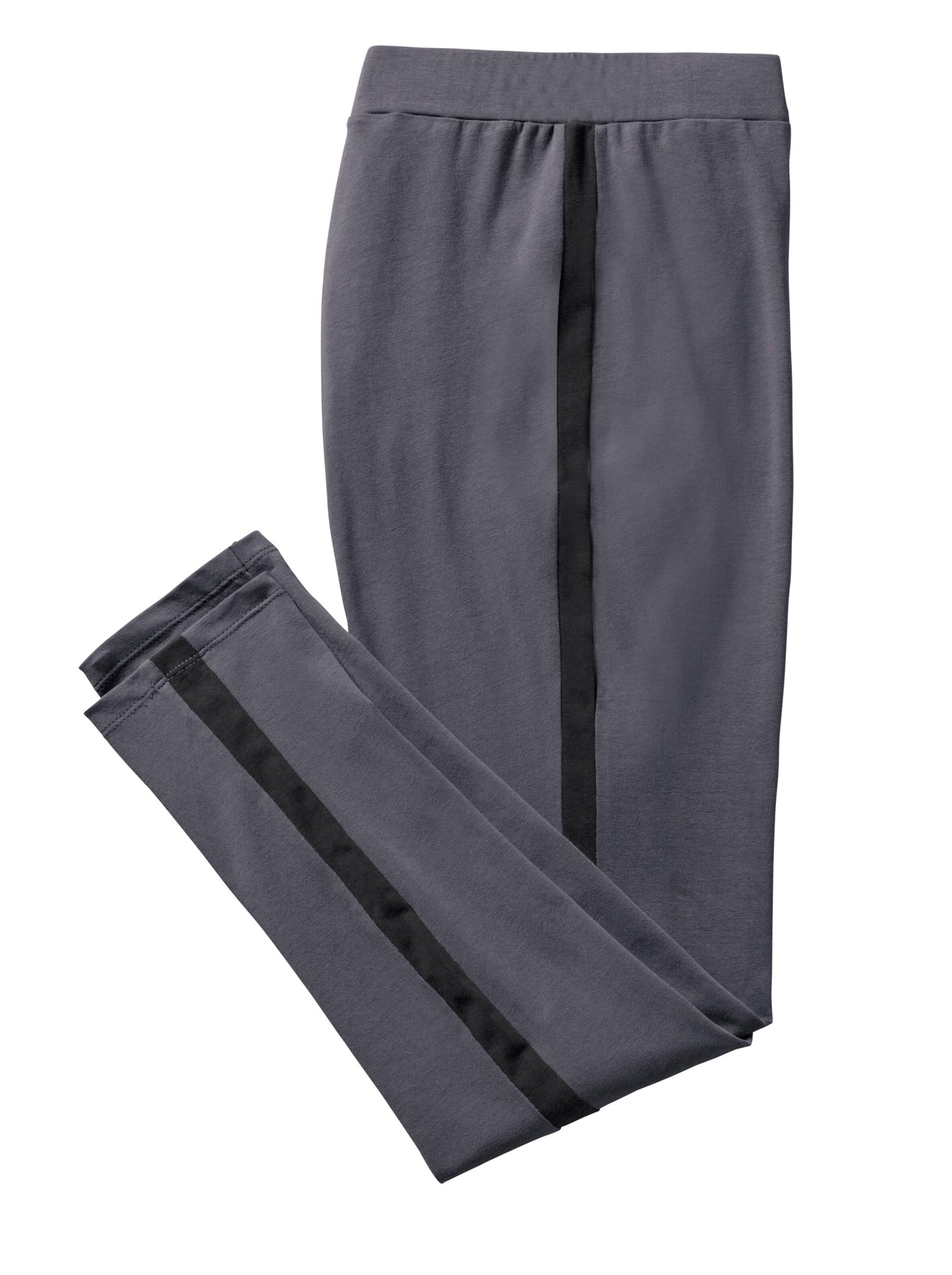 Leggings - grau-schwarz