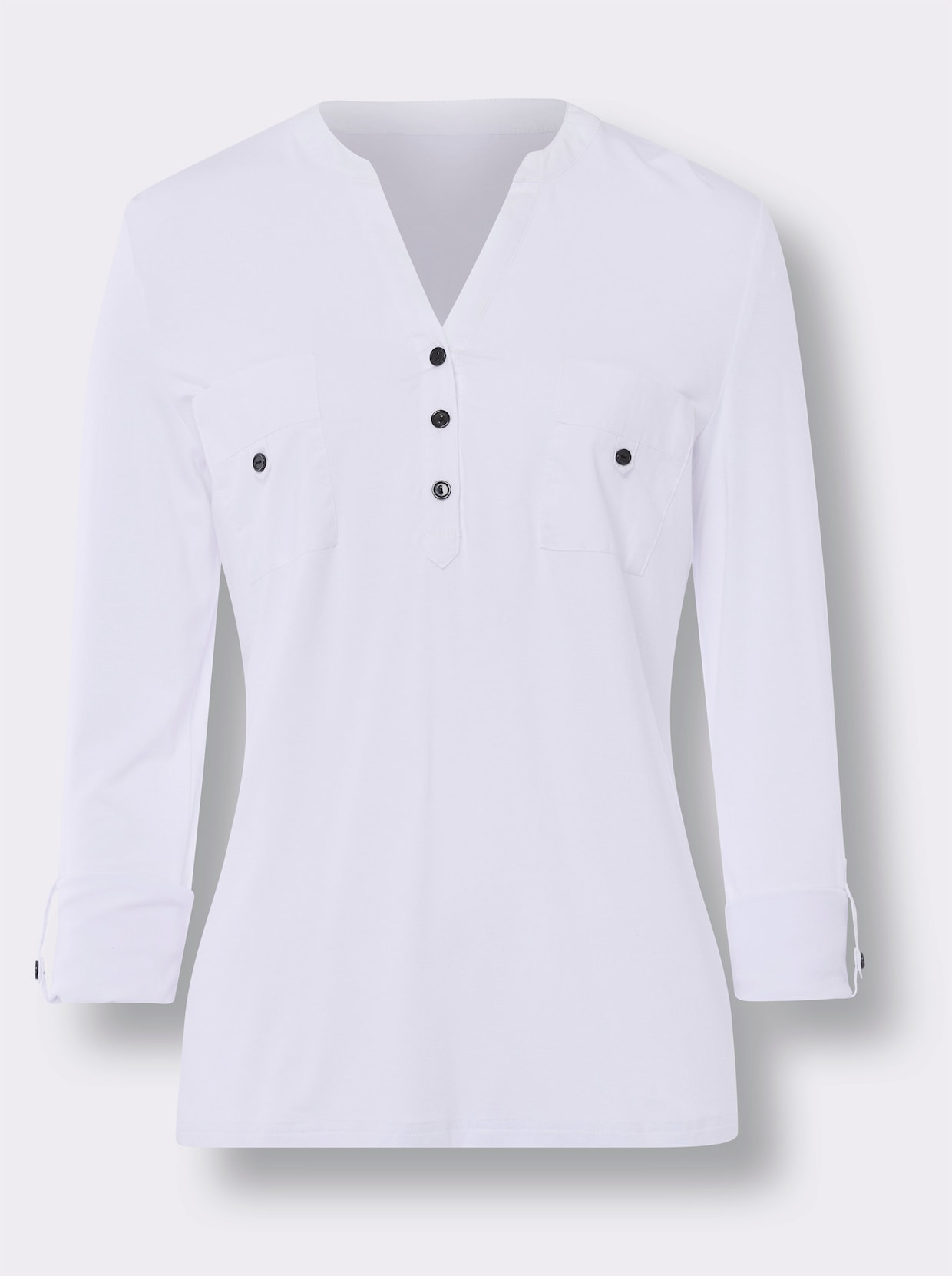 heine Shirtbluse - weiss