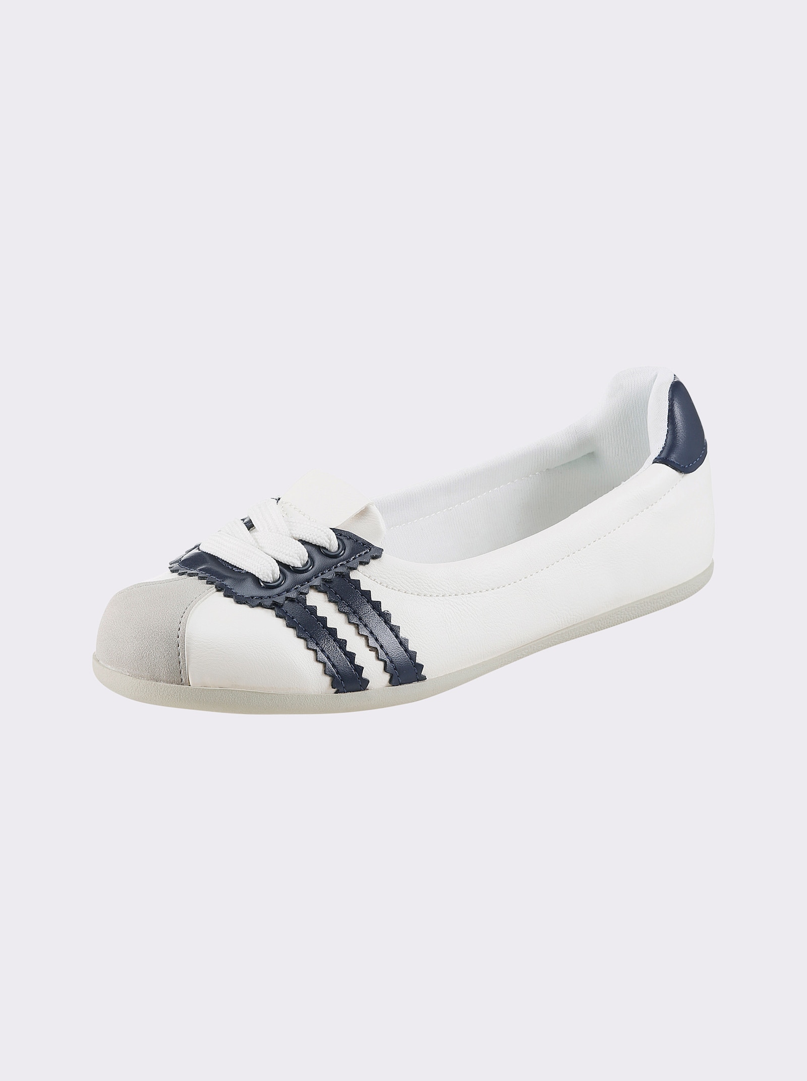 heine Ballerina - weiß-marine