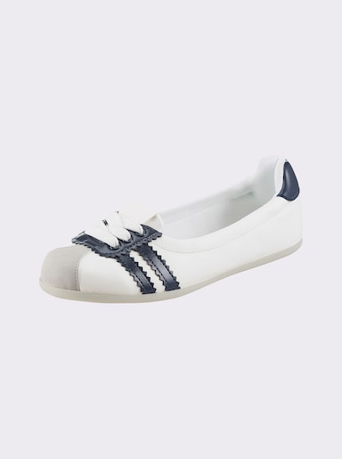 heine Ballerina - weiß-marine