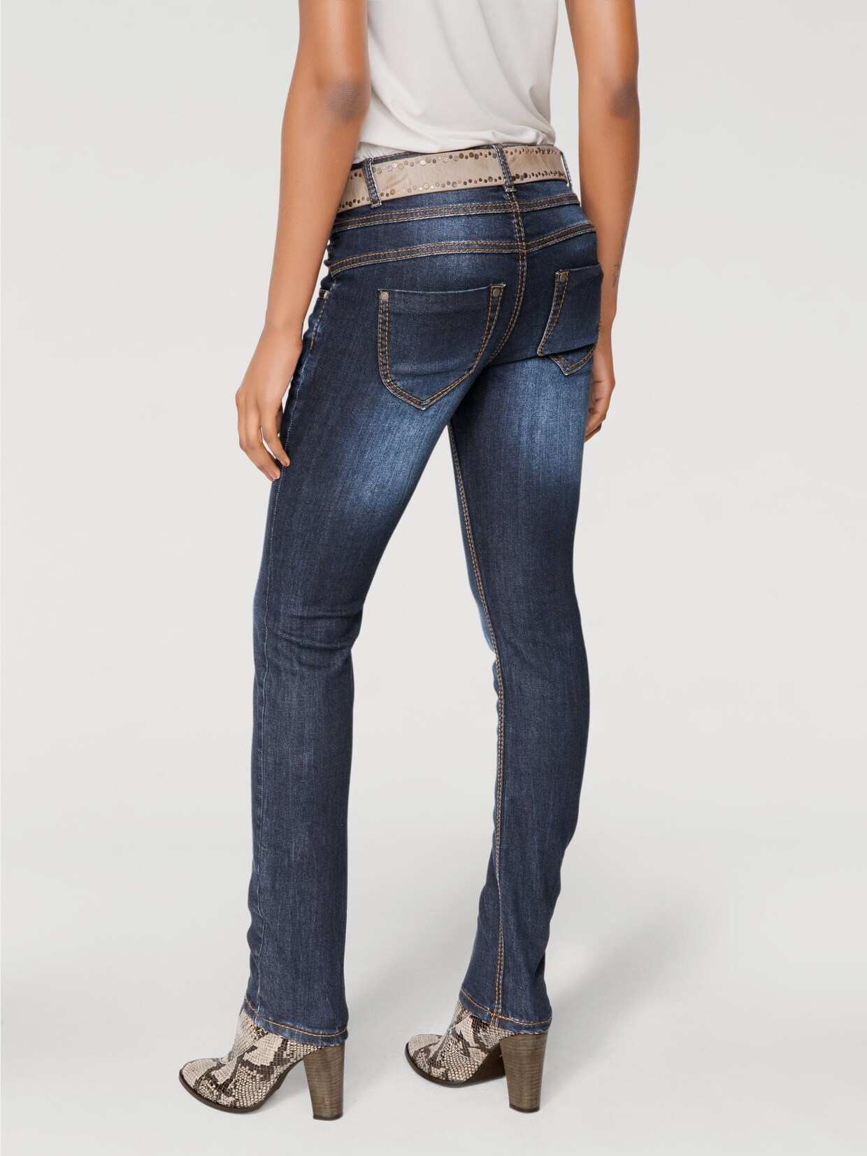 Linea Tesini Skinny jeans - blue denim