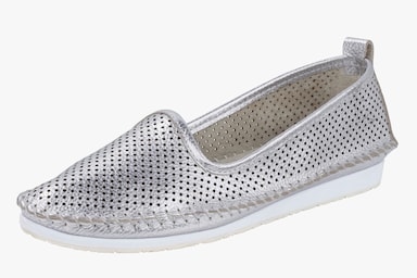 Andrea Conti Slipper - silberfarben