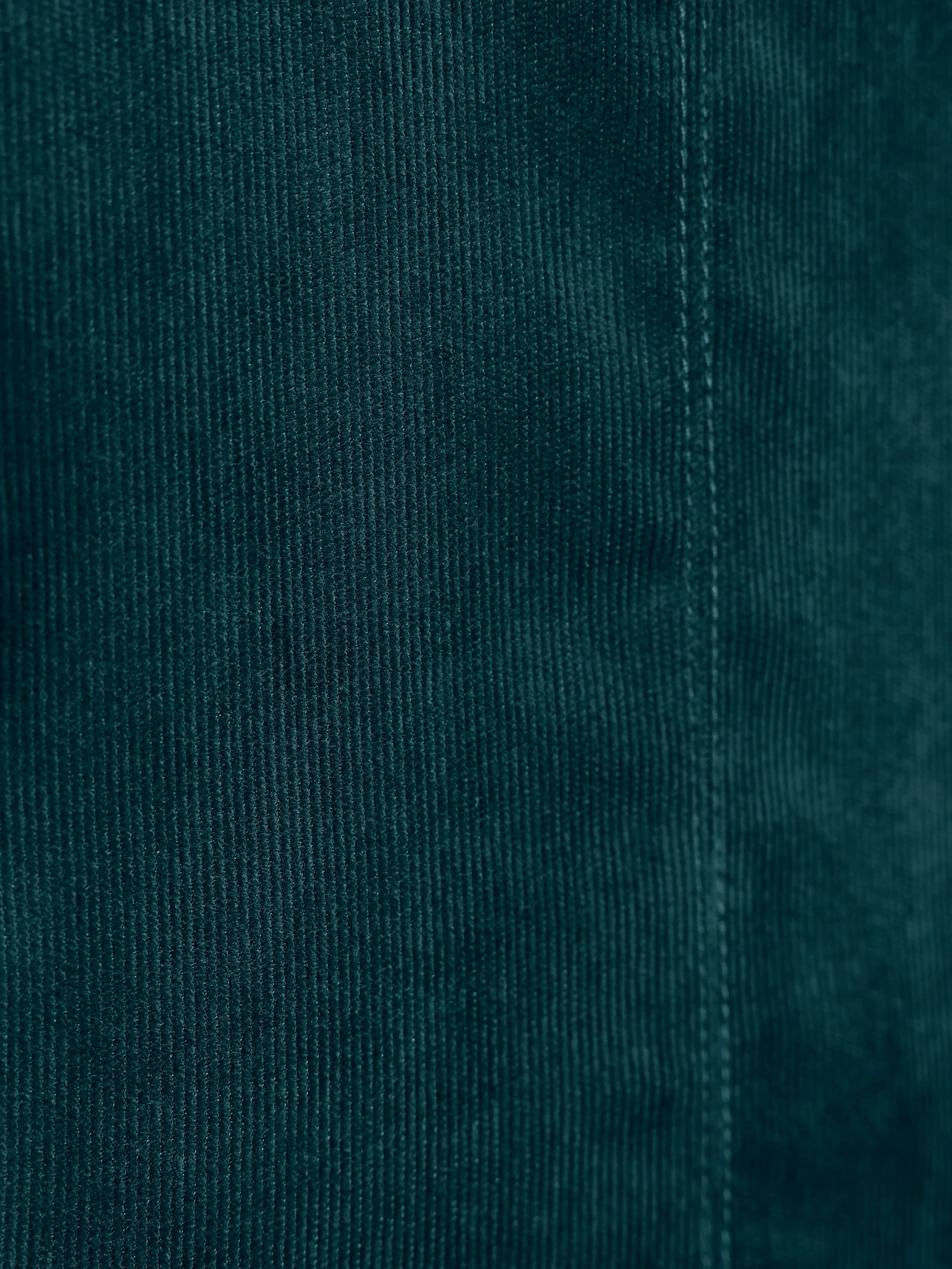 Hemdbluse aus Cord - petrol