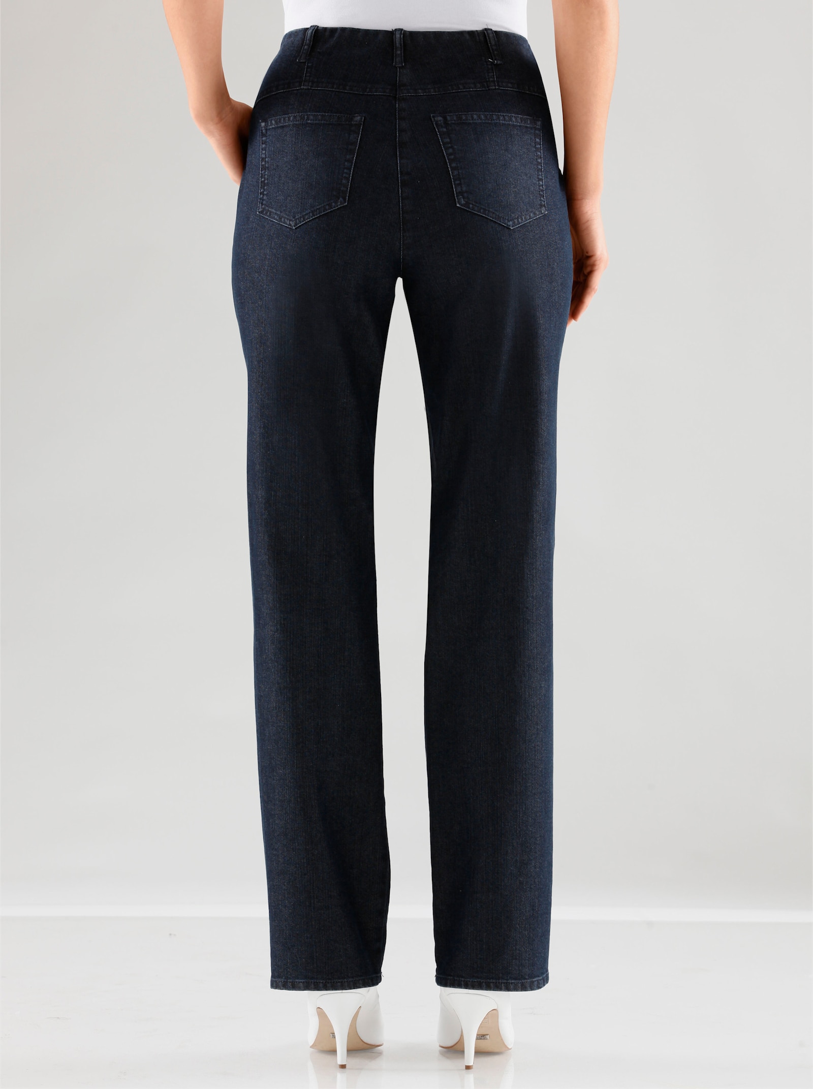 Cosma Jeans mit innenliegendem Dehnbund - blue-stone-washed