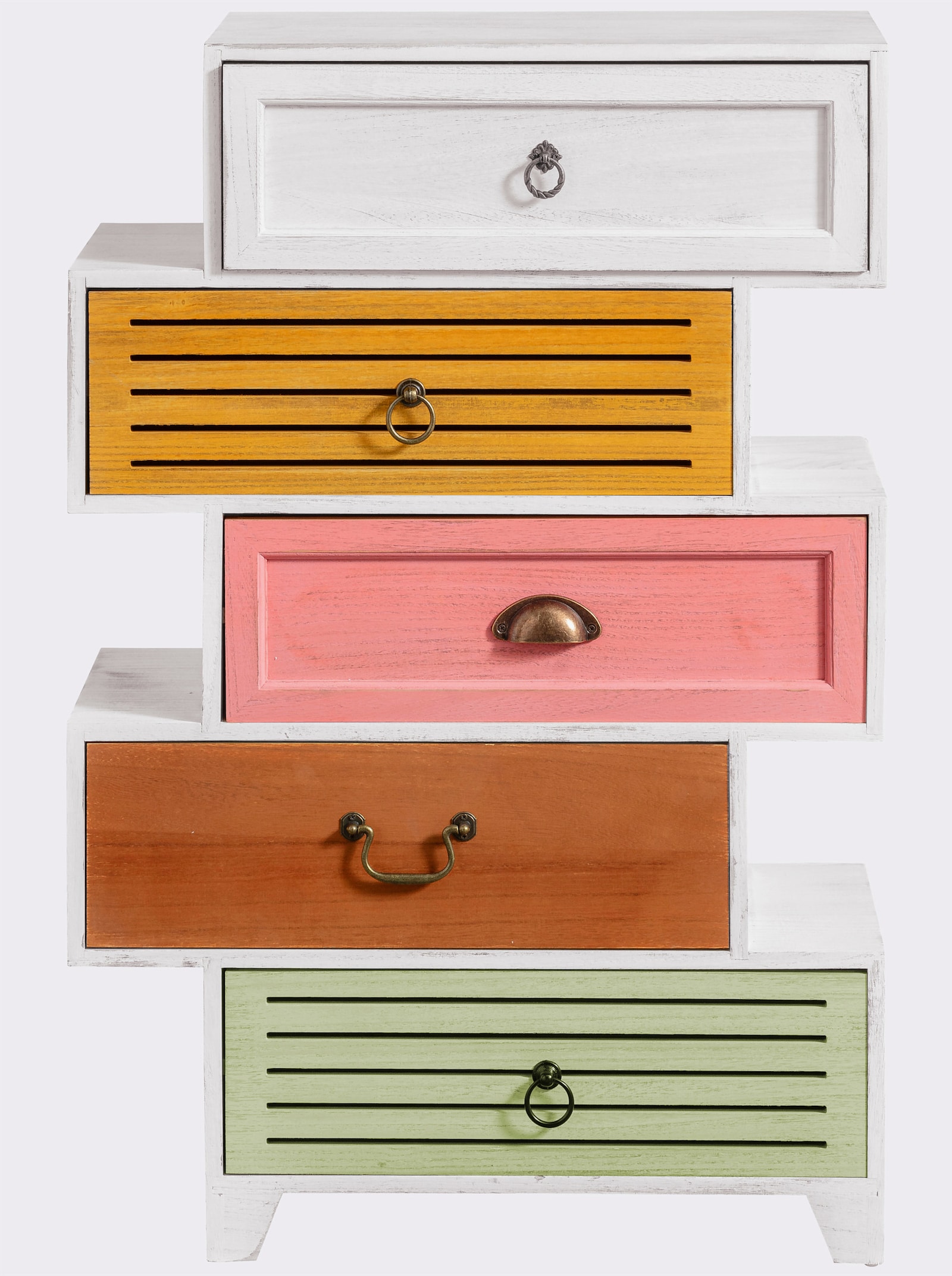 heine home Kommode - weiß-bunt