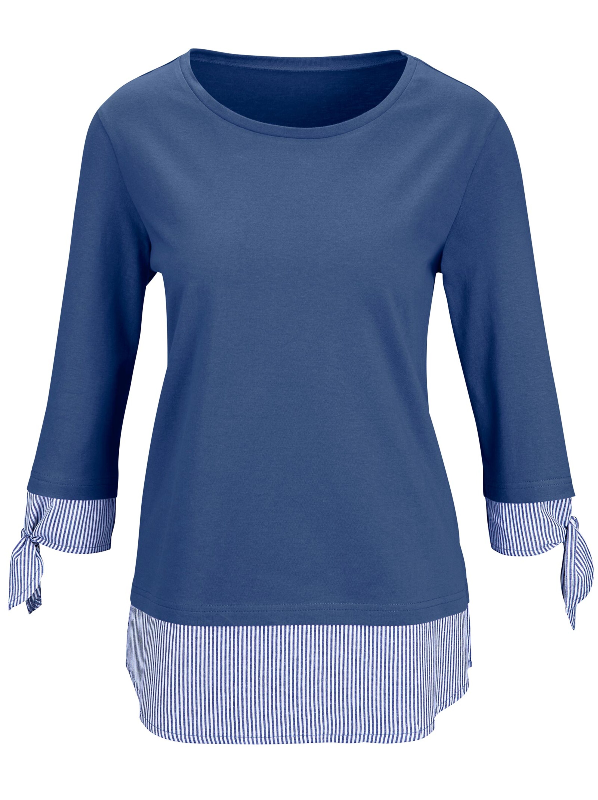 Shirt - rauchblau