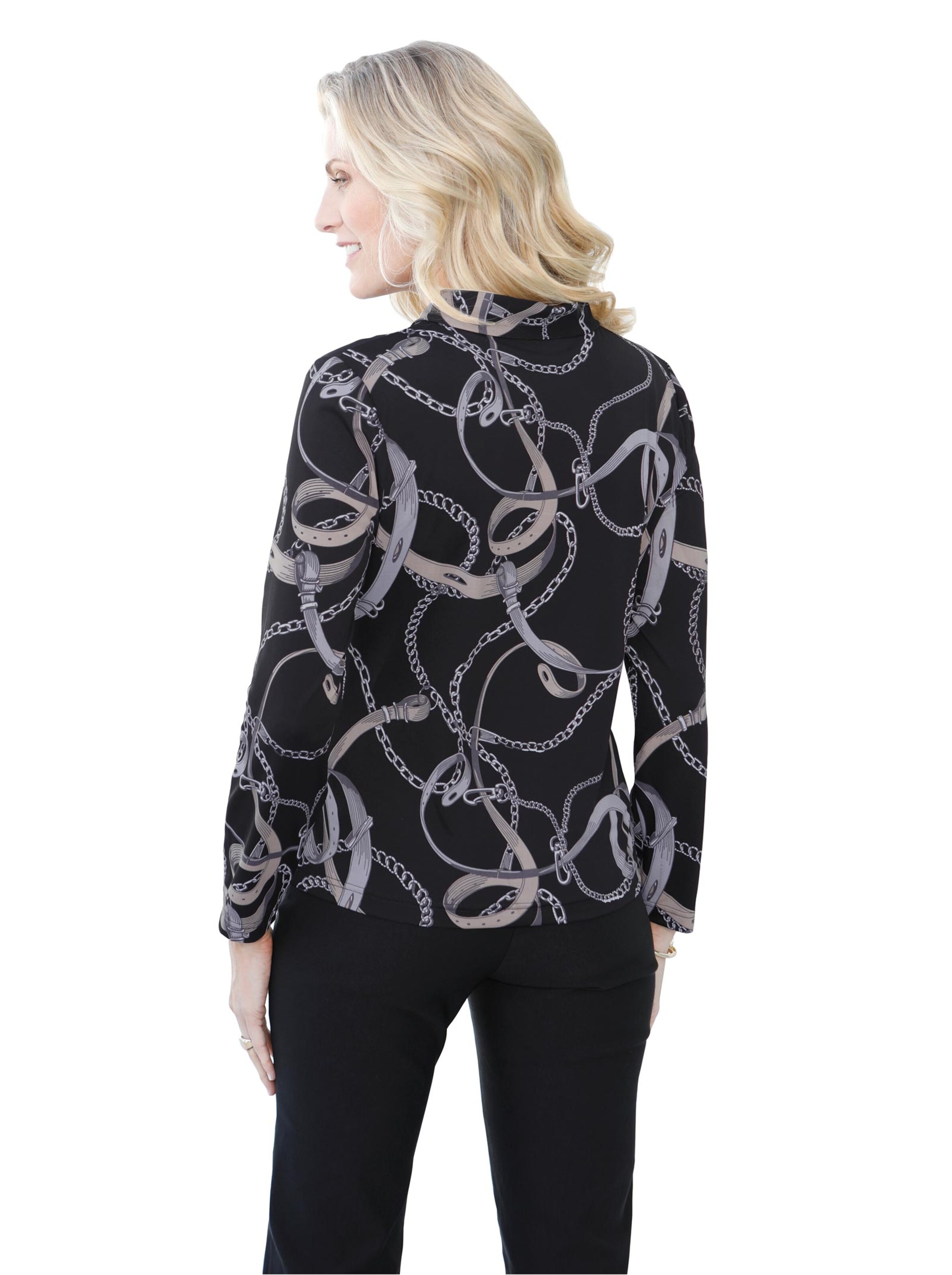 Shirt - schwarz-bedruckt