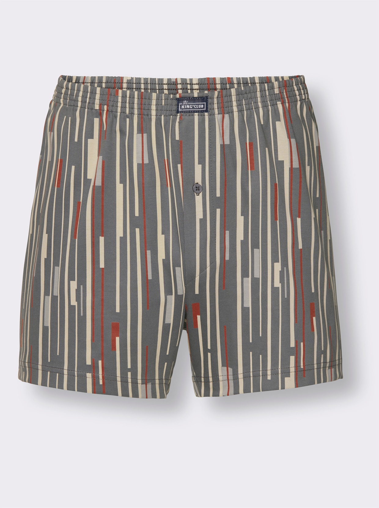 KINGsCLUB Boxershorts - grijs geprint