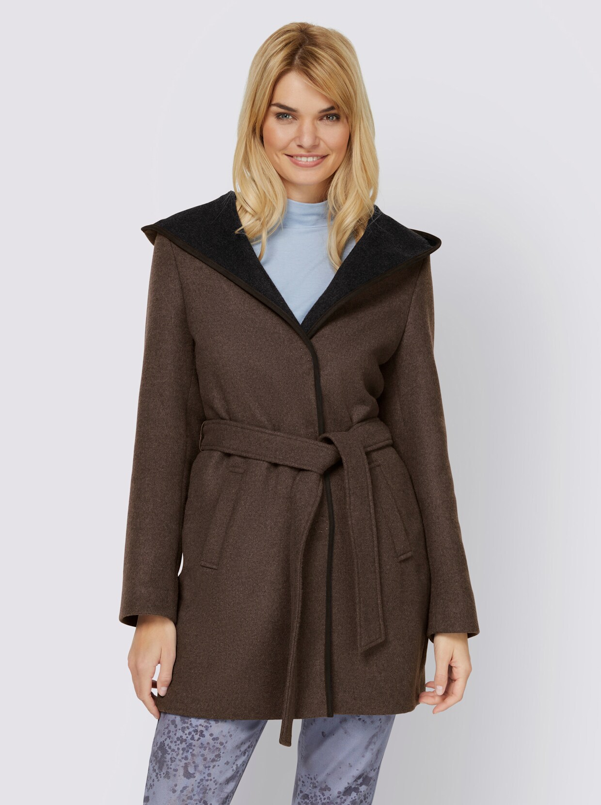 heine Jacke - schlamm-graphit