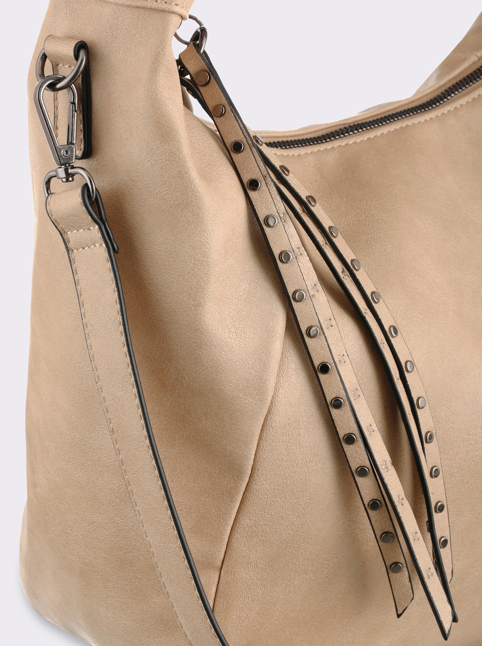 heine Handtasche in Beutelform - beige