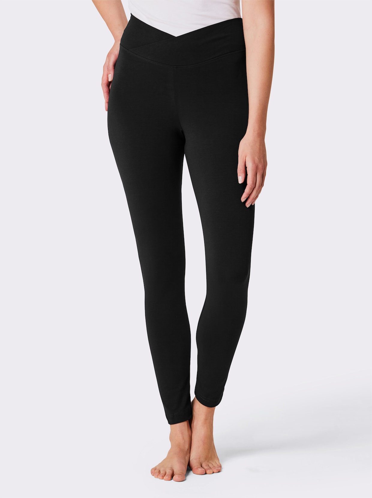 Plantier Leggings - 2x schwarz