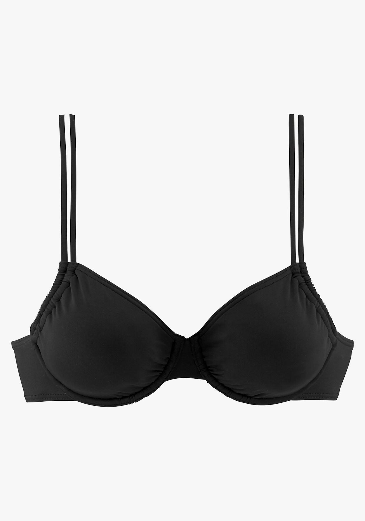 LASCANA Bügel-Bikini-Top - schwarz